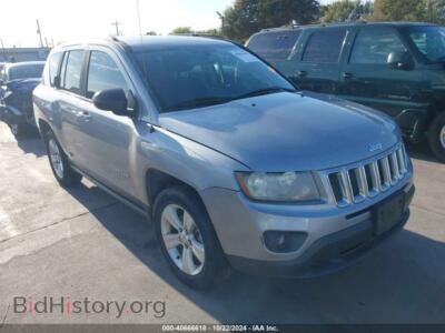 2014 Jeep COMPASS SPORT, silver — VIN 1C4NJCBB1ED893797, IAAI