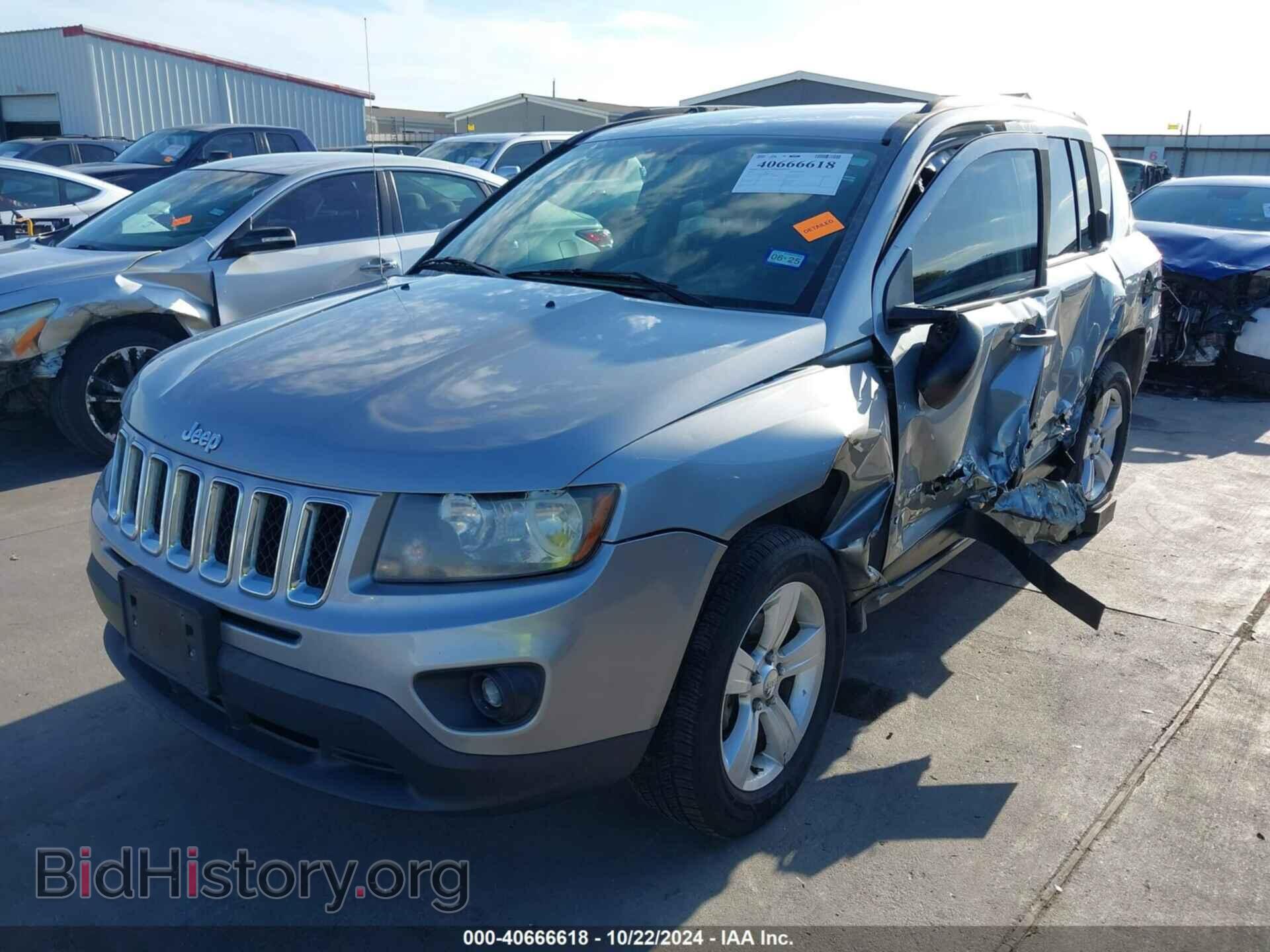 2014 JEEP COMPASS - VIN: 1C4NJCBB1ED893797 - Фото 2