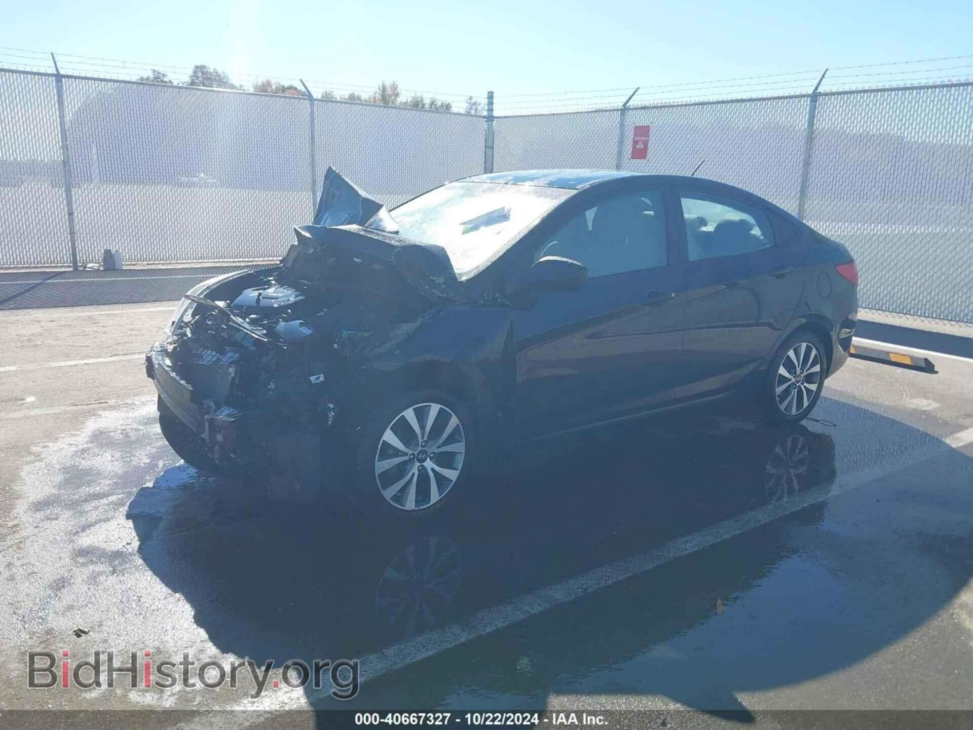 2017 HYUNDAI ACCENT - VIN: KMHCT4AE6HU255273 - Фото 2