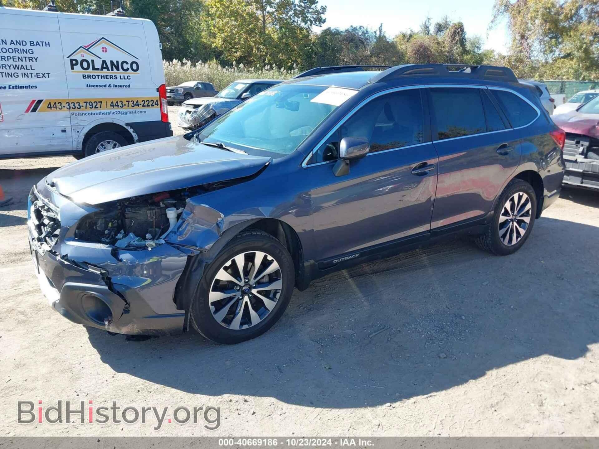 2017 SUBARU OUTBACK - VIN: 4S4BSANC2H3277010 - Фото 2