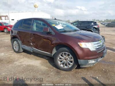 2010 Ford EDGE SEL, темно-бордовый — VIN 2FMDK4JC4ABB50183, IAAI