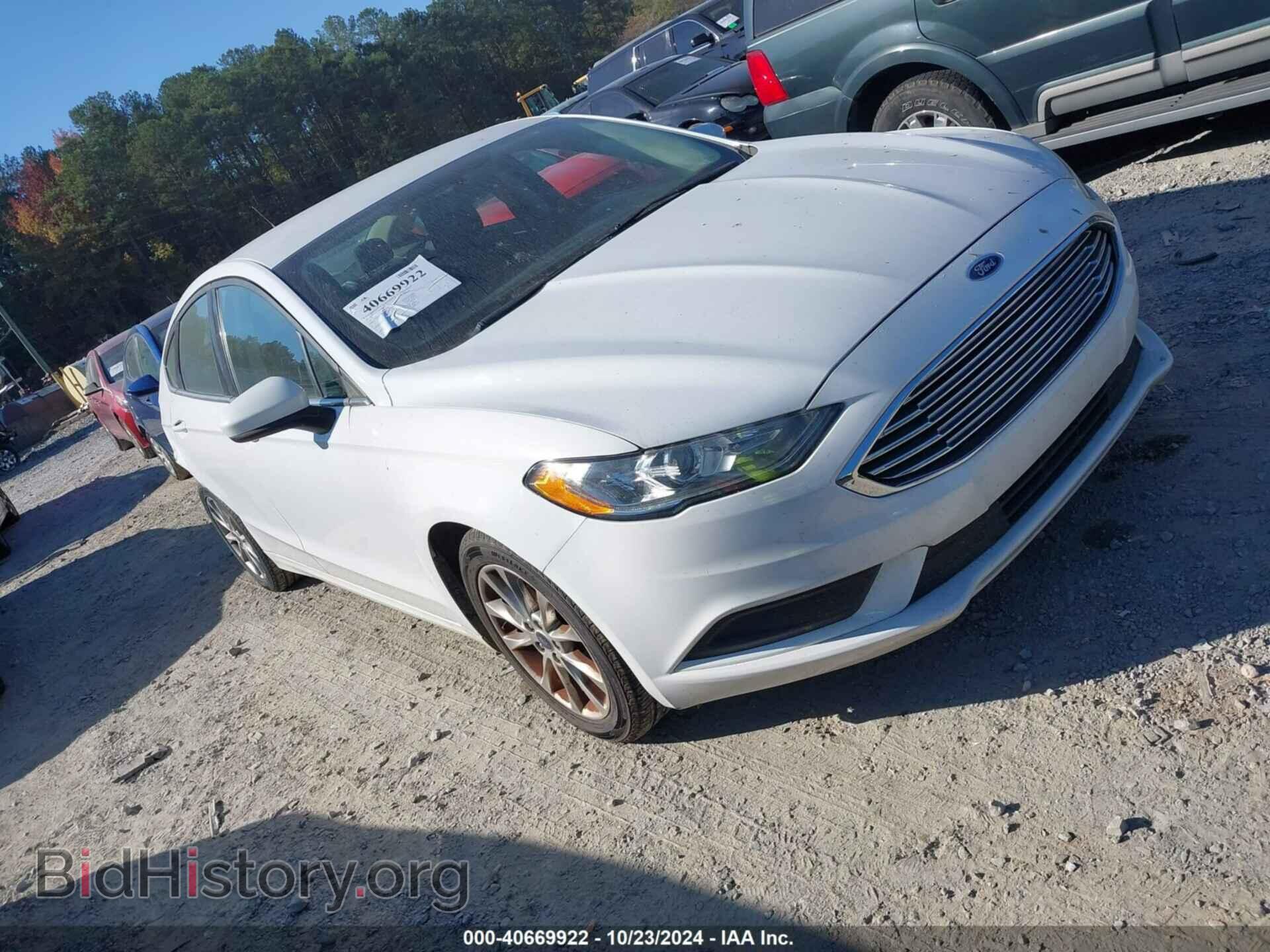 Фотография 3FA6P0HD8HR314199 - FORD FUSION 2017