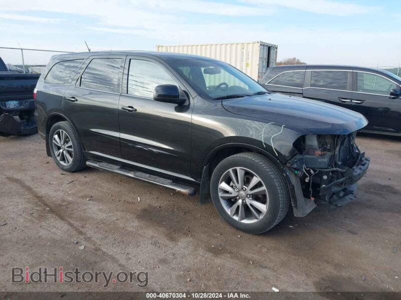 2013 Dodge DURANGO SXT (VIN 1C4RDJAG3DC575369) — фото 1 из 16, IAAI, повреждение: передняя часть