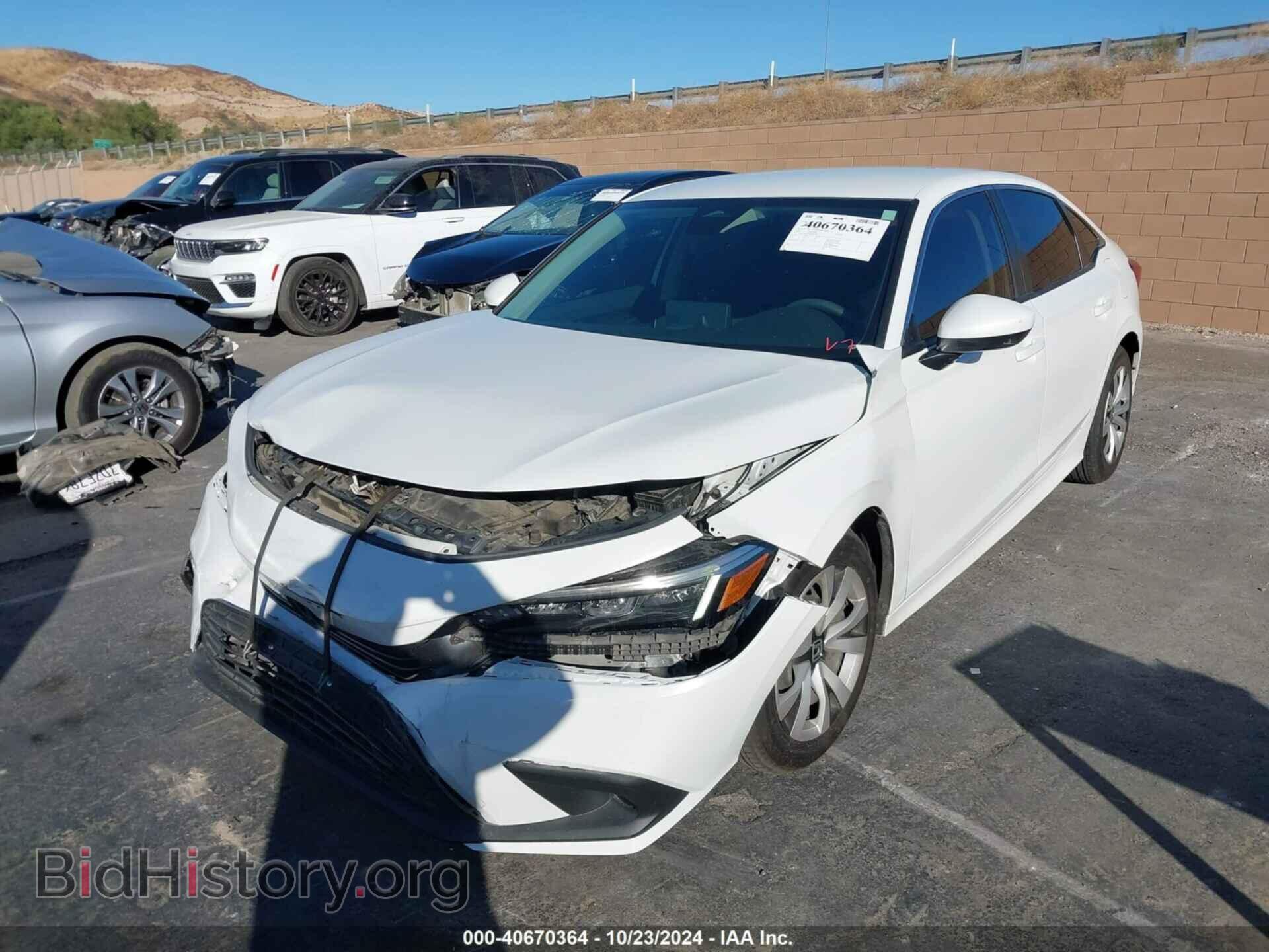 2022 HONDA CIVIC - VIN: 2HGFE2F26NH518294 - Фото 2