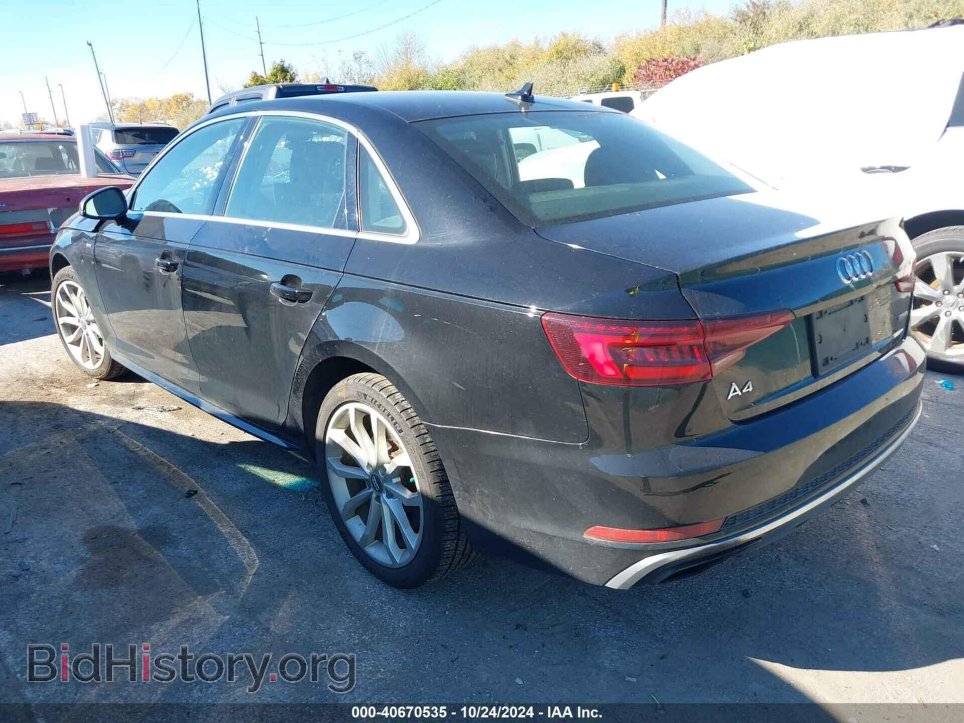 2019 AUDI A4 - VIN: WAUDNAF44KN017776 - Фото 3
