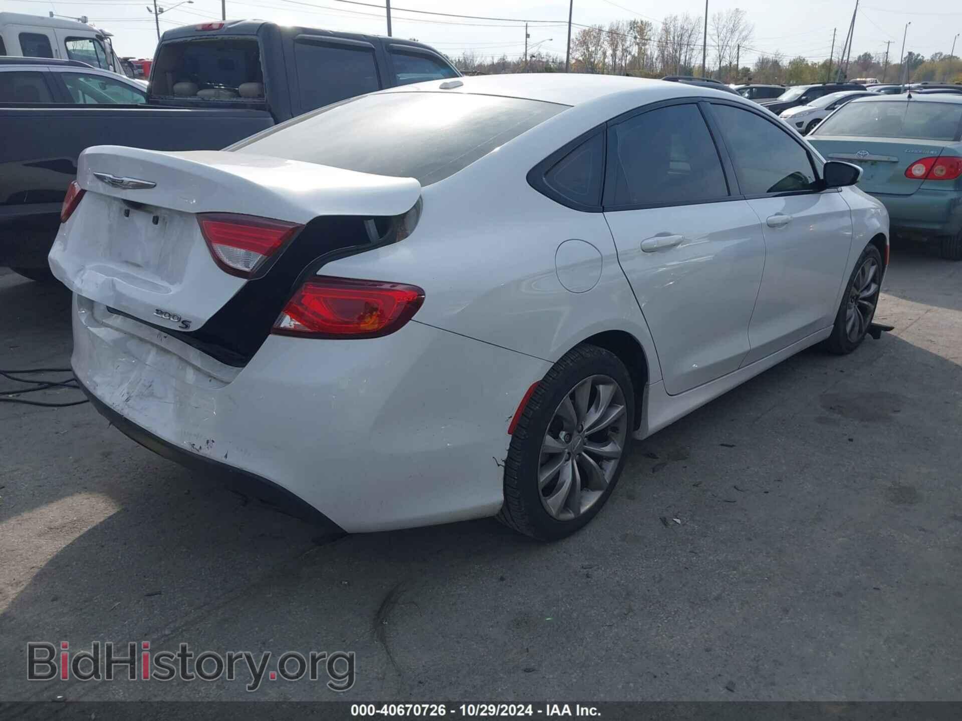 2016 CHRYSLER 200 - VIN: 1C3CCCBB4GN128425 - Фото 4