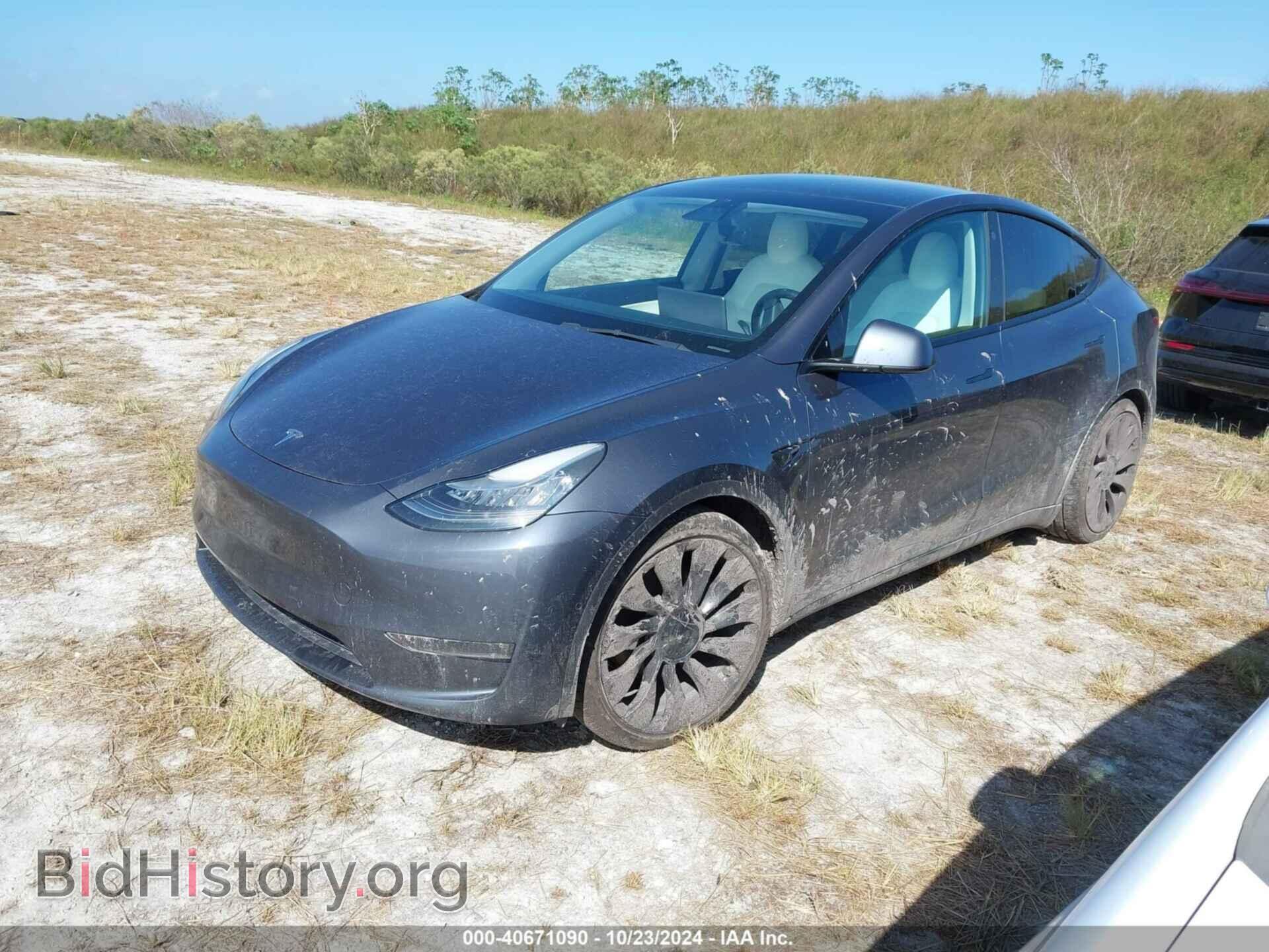 2021 TESLA MODEL Y - VIN: 5YJYGDEF0MF090096 - Фото 2