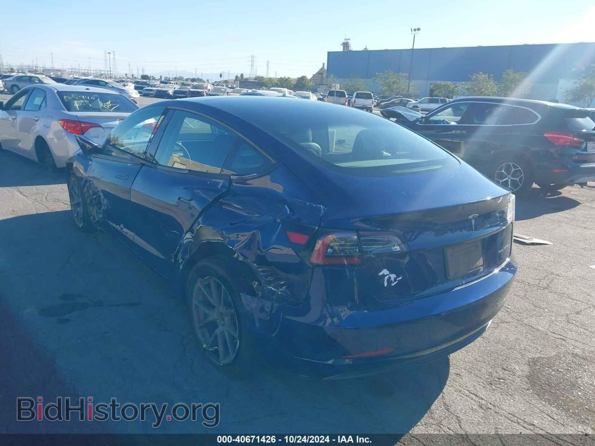2022 TESLA MODEL 3 - VIN: 5YJ3E1EB8NF179086 - Фото 3