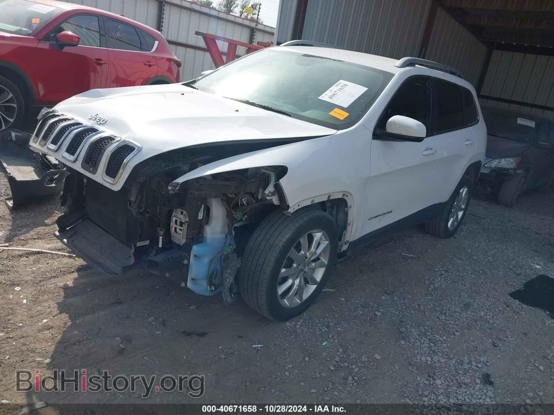 2016 JEEP CHEROKEE - VIN: 1C4PJLDBXGW346752 - Фото 2