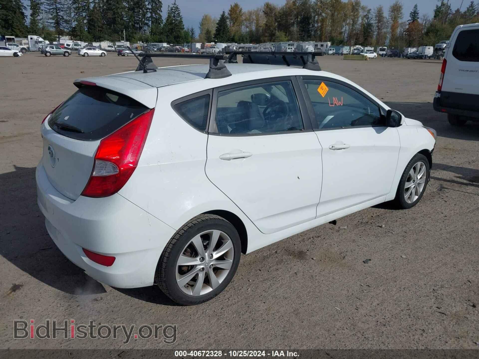 2012 HYUNDAI ACCENT - VIN: KMHCU5AE1CU015043 - Фото 4