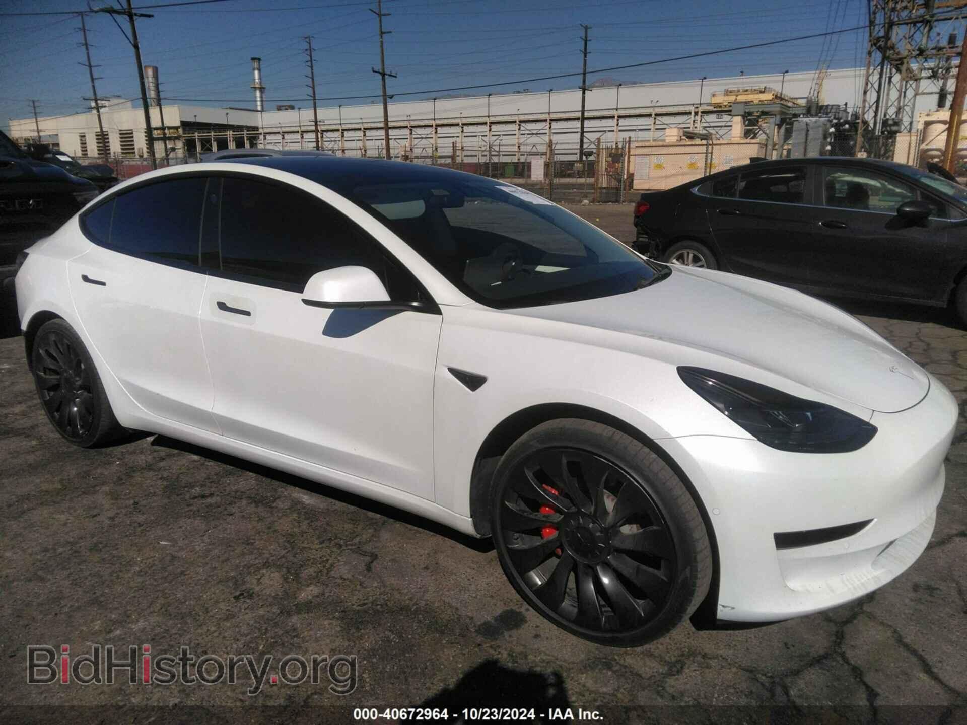Фотография 5YJ3E1EC2NF275577 - TESLA MODEL 3 2022
