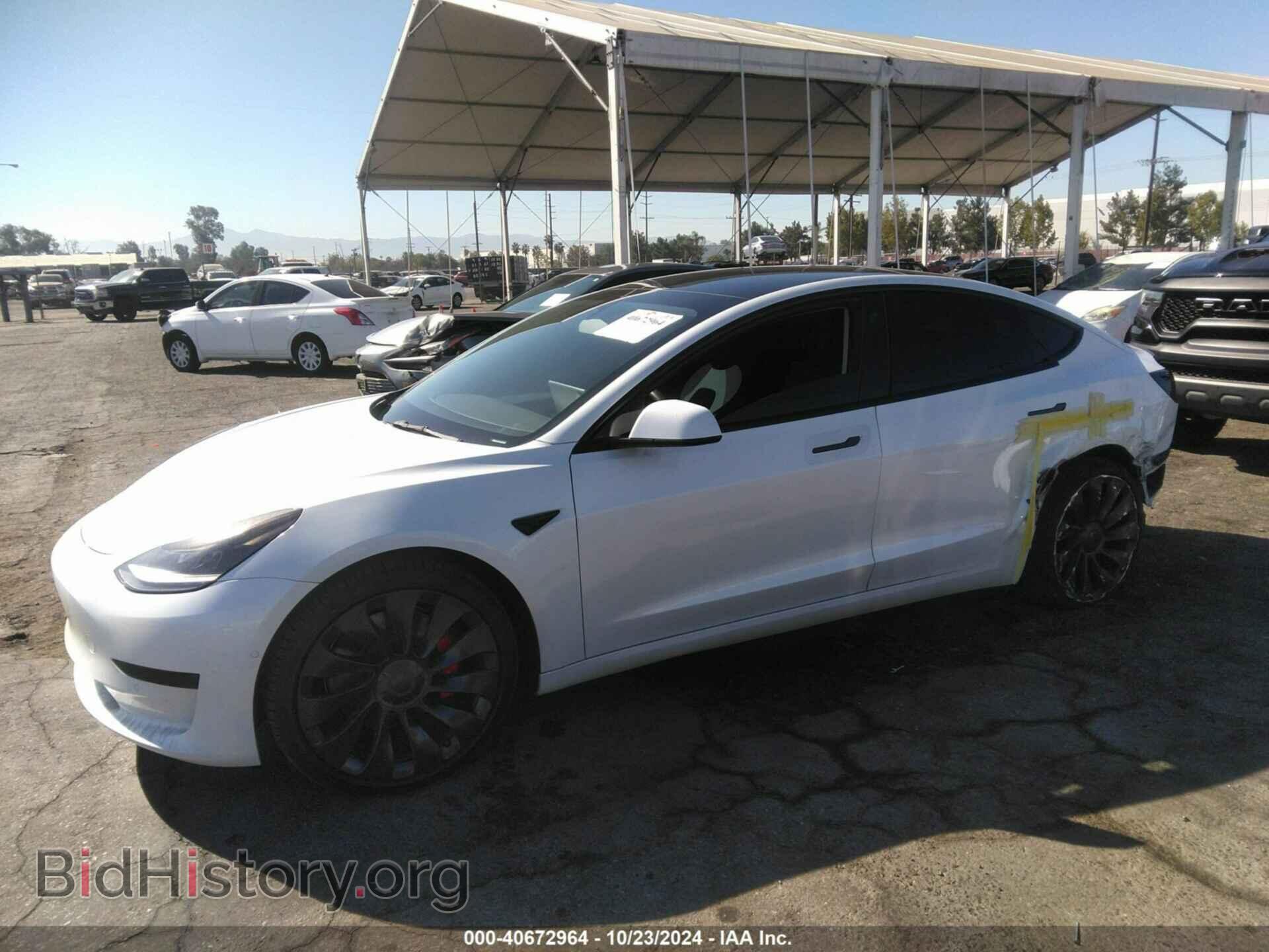 2022 TESLA MODEL 3 - VIN: 5YJ3E1EC2NF275577 - Фото 2