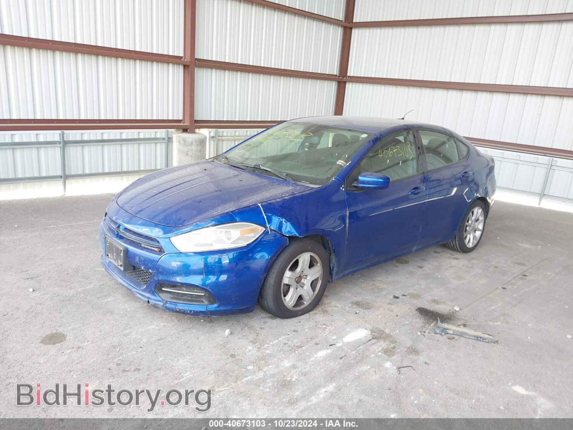 2013 DODGE DART - VIN: 1C3CDFBA1DD109936 - Фото 2