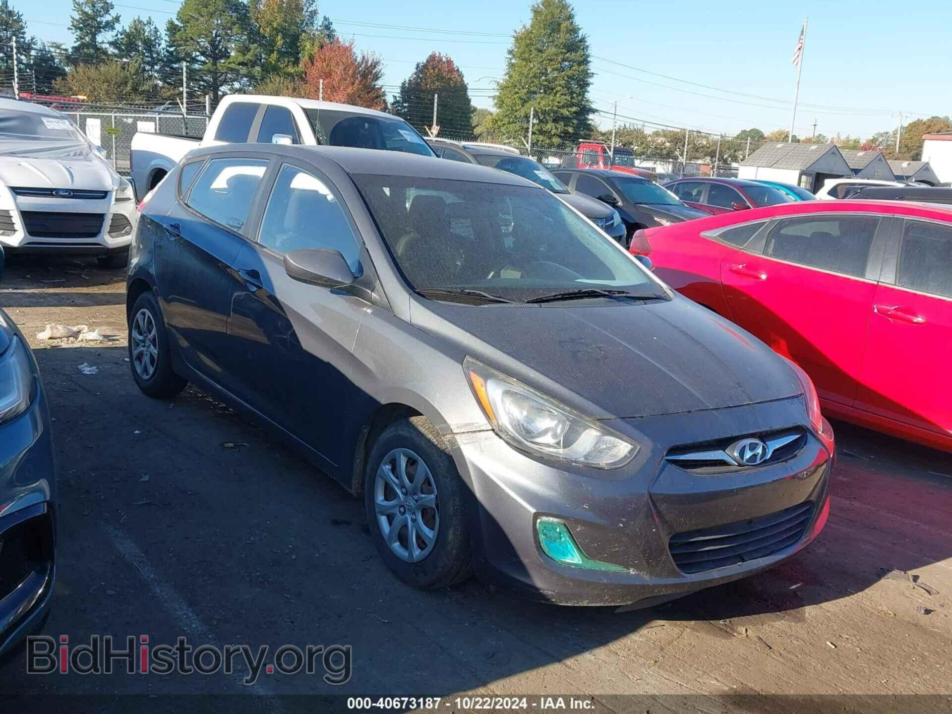 Фотография KMHCT5AEXCU005372 - HYUNDAI ACCENT 2012