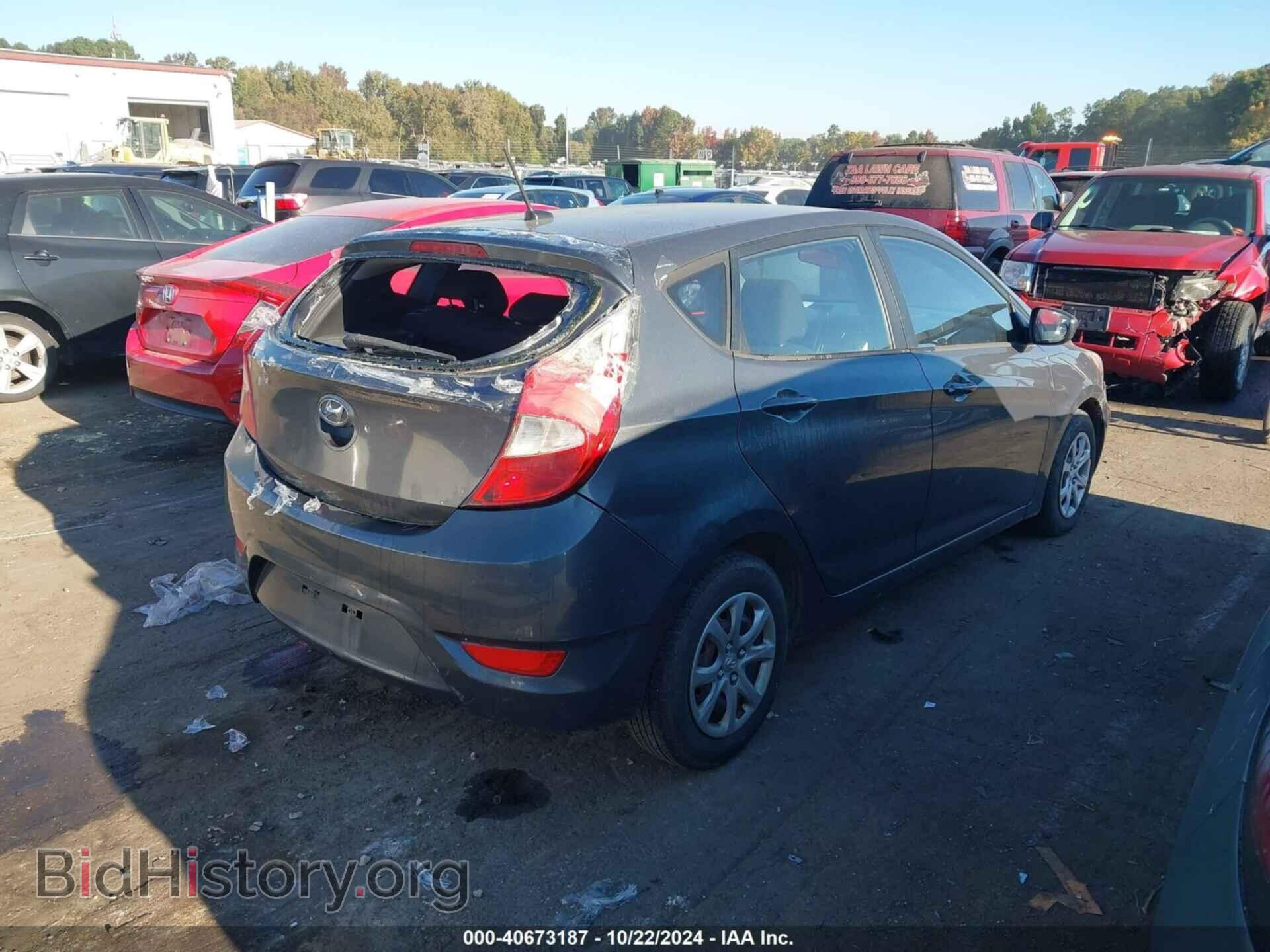2012 HYUNDAI ACCENT - VIN: KMHCT5AEXCU005372 - Фото 4