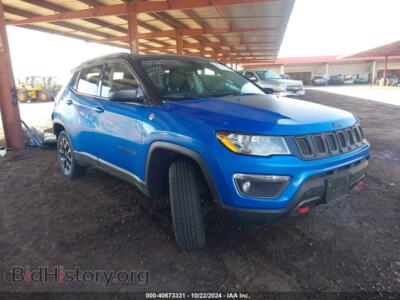 2021 Jeep COMPASS Trailhawk 4X4, синий — VIN 3C4NJDDB4MT590766, IAAI