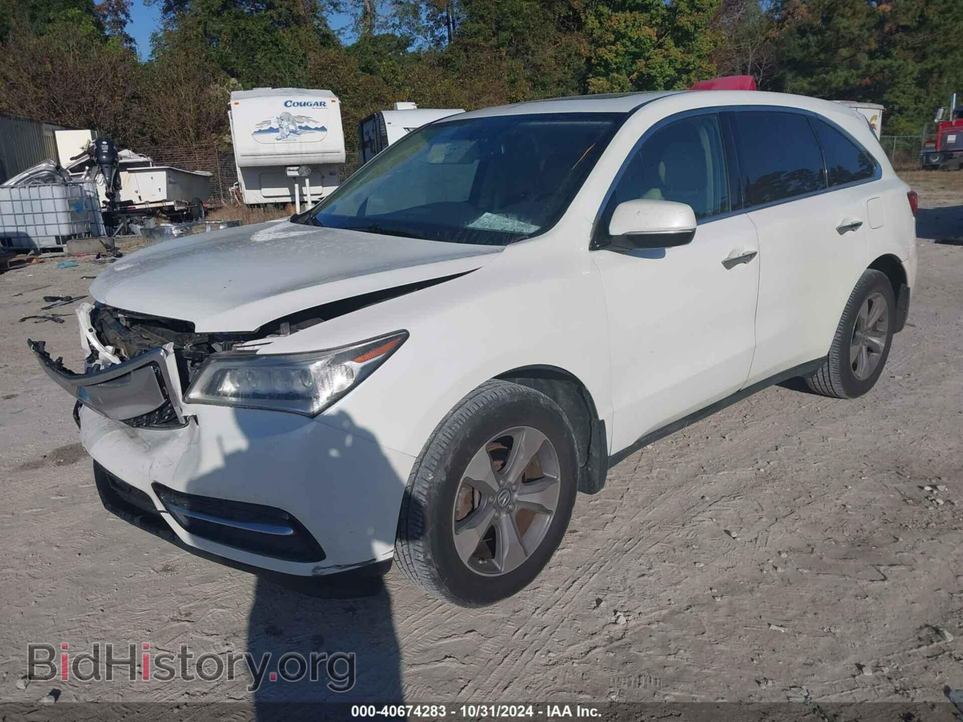 2015 ACURA MDX - VIN: 5FRYD4H29FB011401 - Фото 2