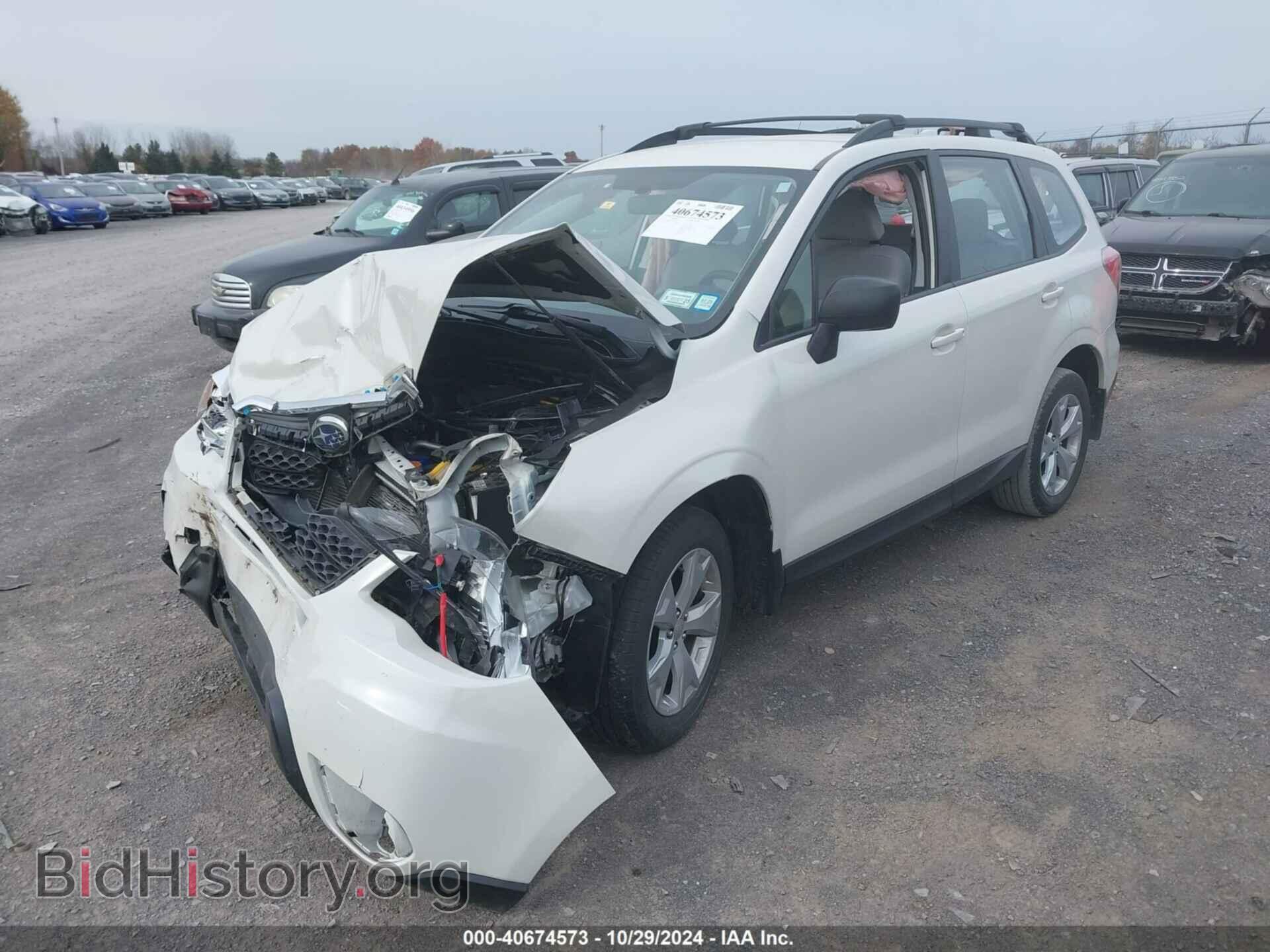 2016 SUBARU FORESTER - VIN: JF2SJABC9GH527504 - Фото 2