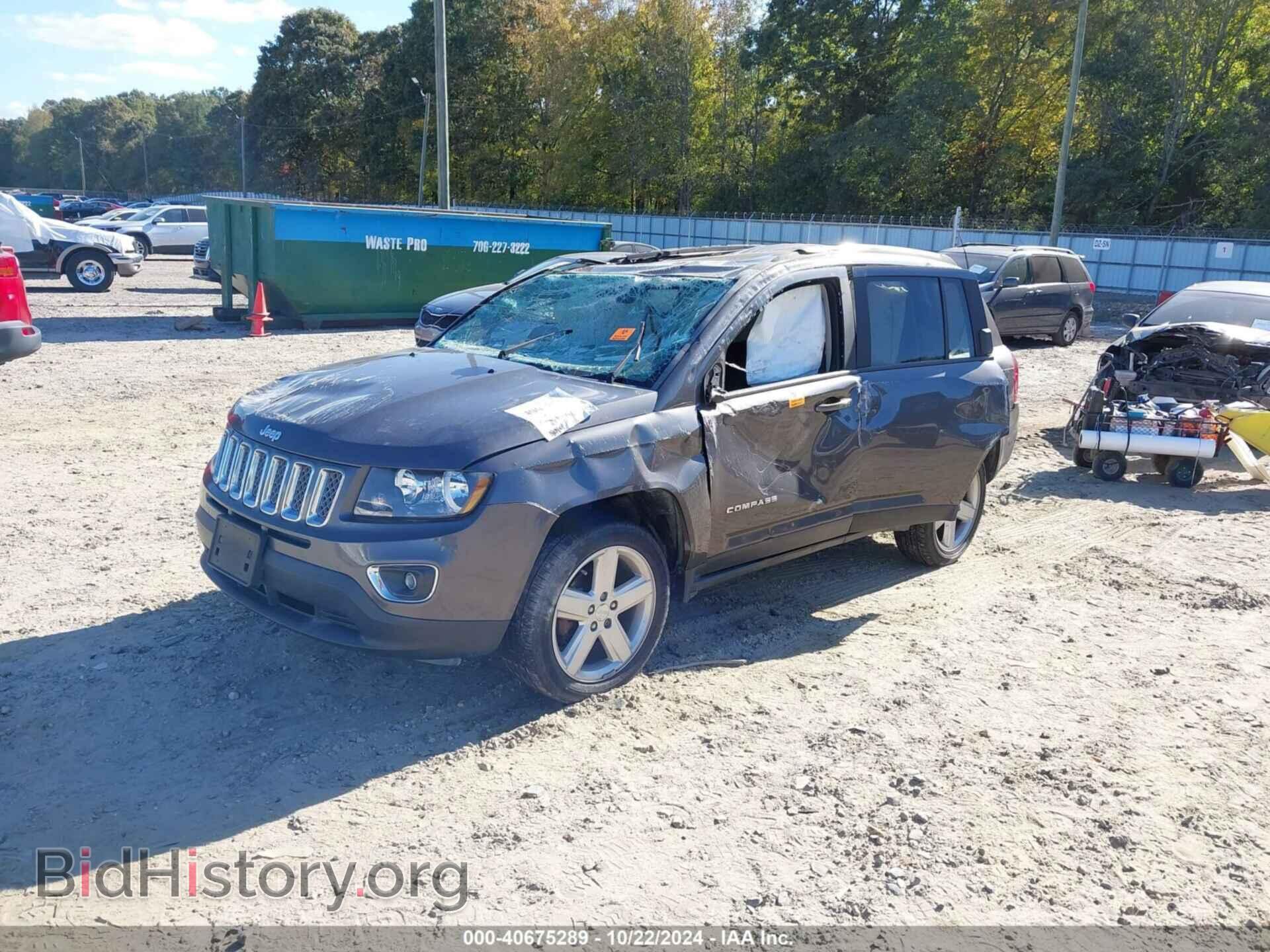 2014 JEEP COMPASS - VIN: 1C4NJCEA4ED887284 - Фото 2