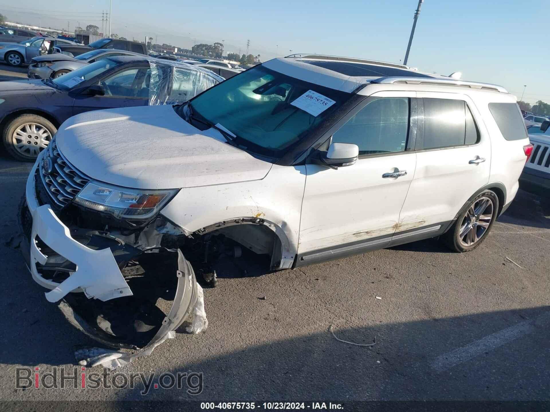 2016 FORD EXPLORER - VIN: 1FM5K8F80GGA68615 - Фото 2