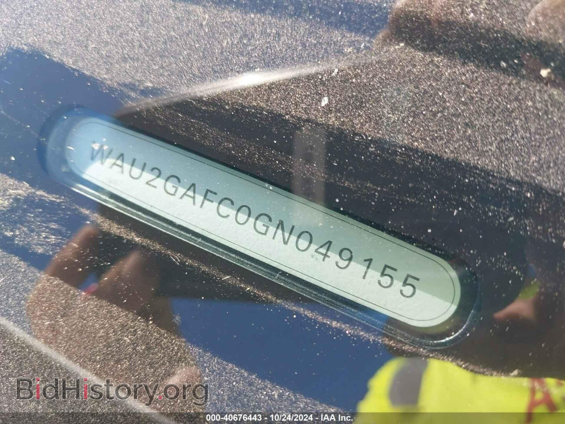 2016 AUDI A7 - VIN: WAU2GAFC0GN049155 - Фото 9