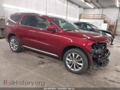 2022 Dodge DURANGO SXT AWD, красный — VIN 1C4RDJAG1NC173738, IAAI