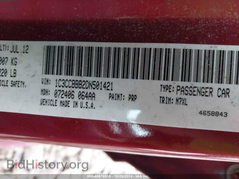 2013 Chrysler 200 (VIN 1C3CCBBB2DN501421) — photo 9 of 11