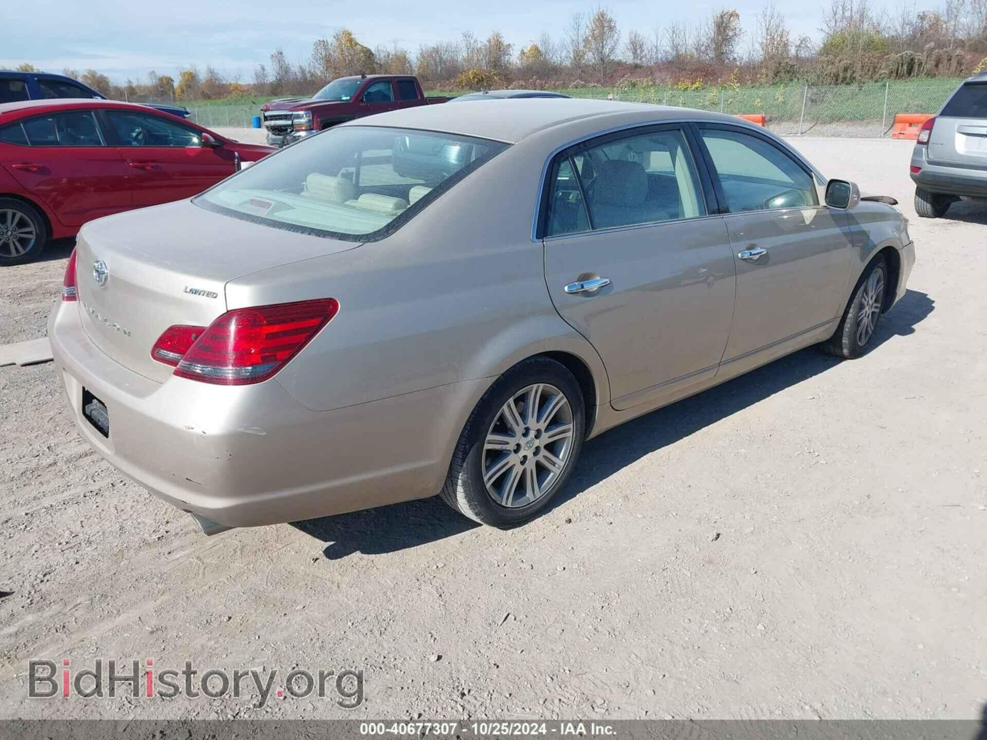2008 TOYOTA AVALON - VIN: 4T1BK36B68U299734 - Фото 4