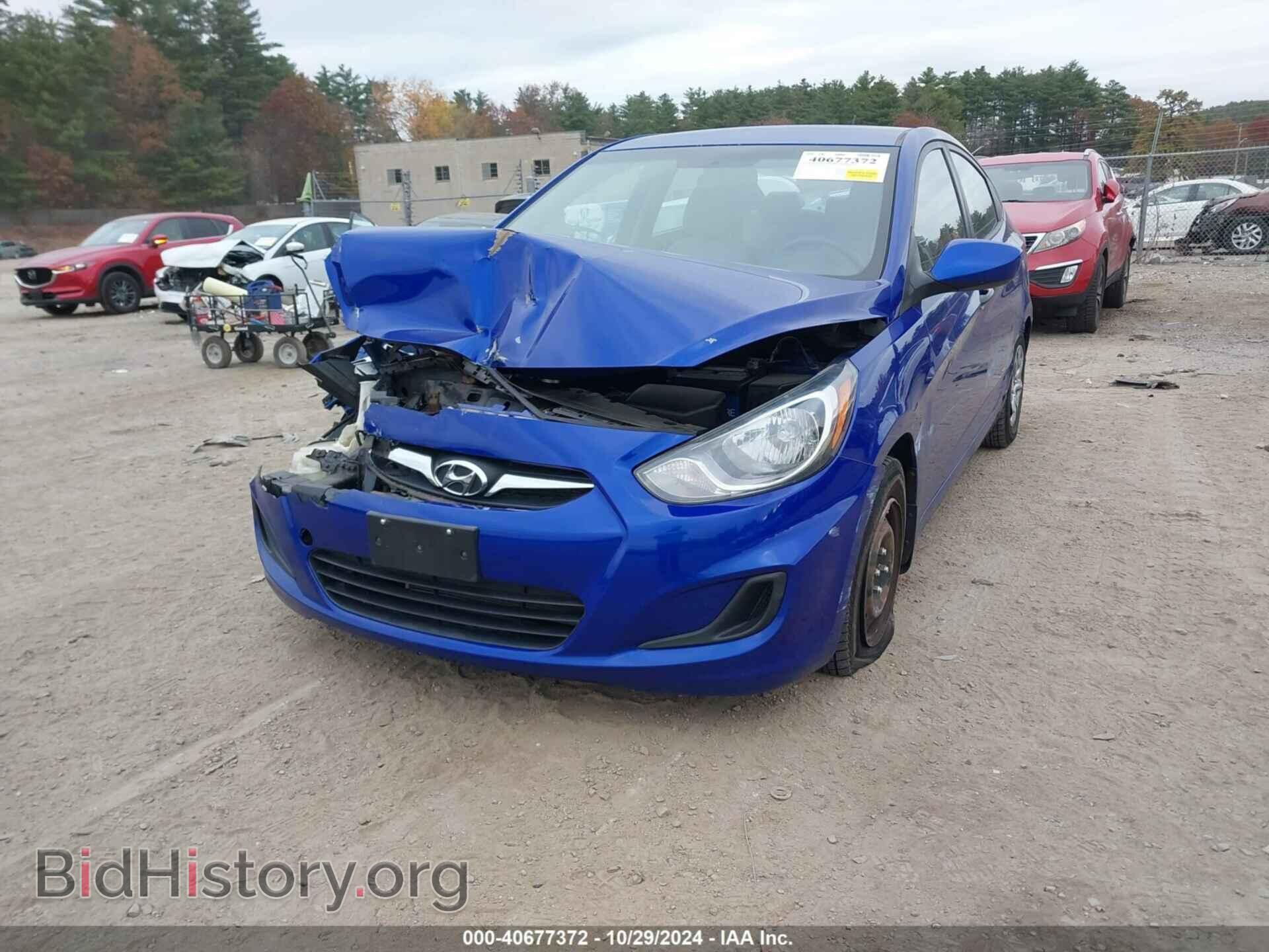 2012 HYUNDAI ACCENT - VIN: KMHCT4AEXCU061595 - Фото 2