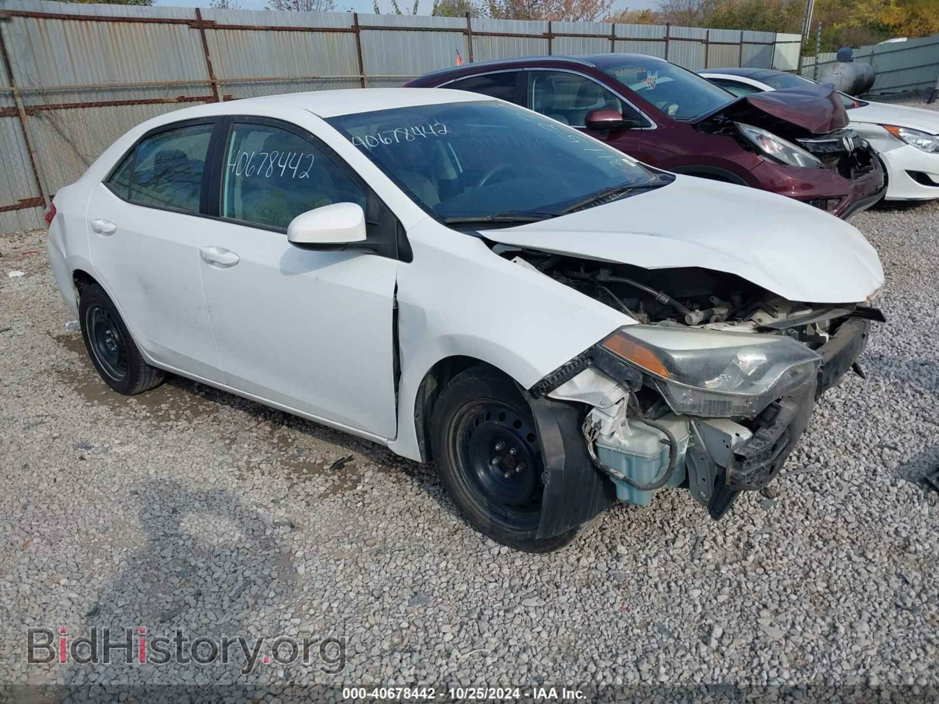 Photo 2T1BURHEXFC311533 - TOYOTA COROLLA 2015