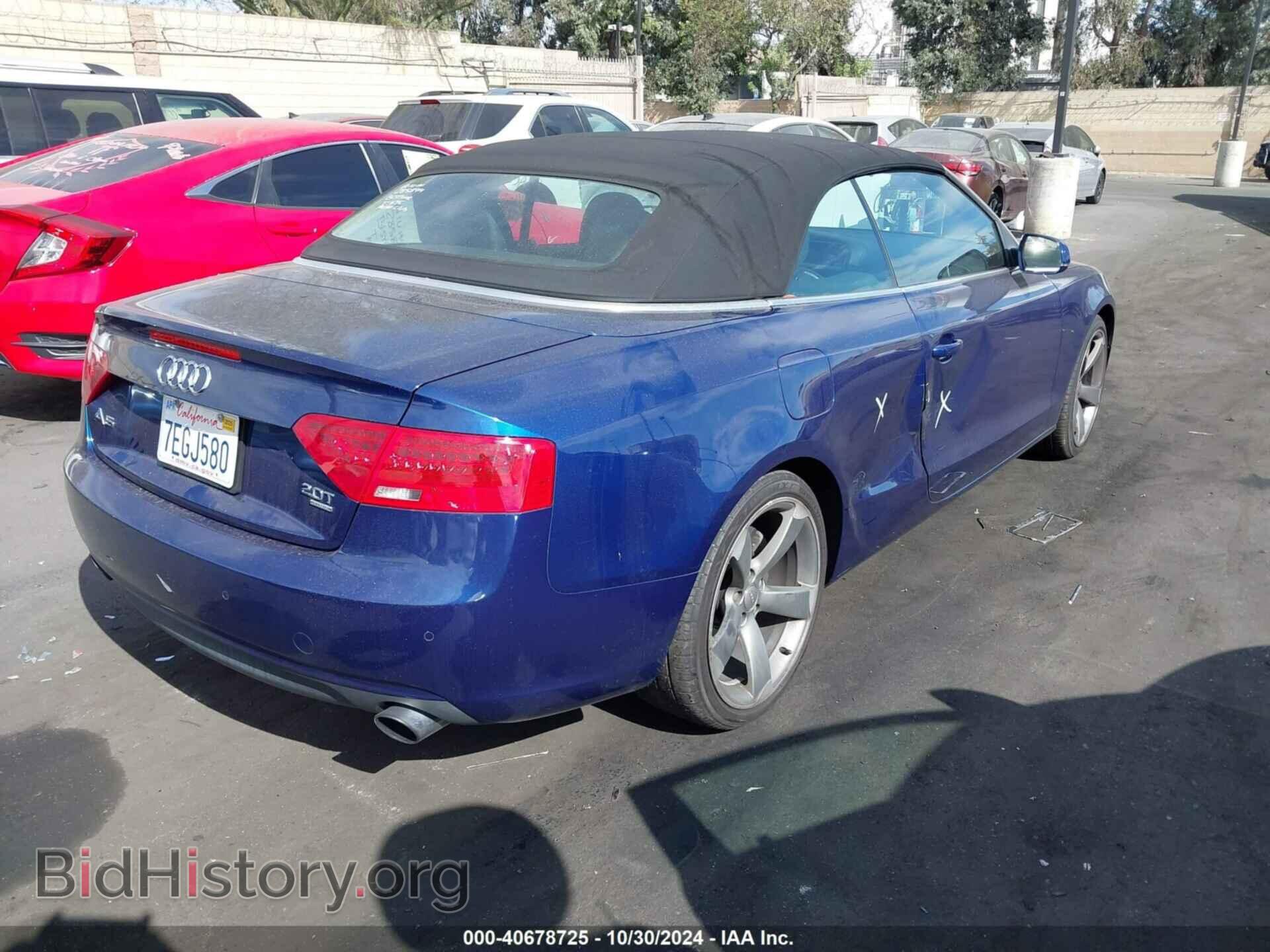 2014 AUDI A5 - VIN: WAULFAFH0EN008721 - Фото 4
