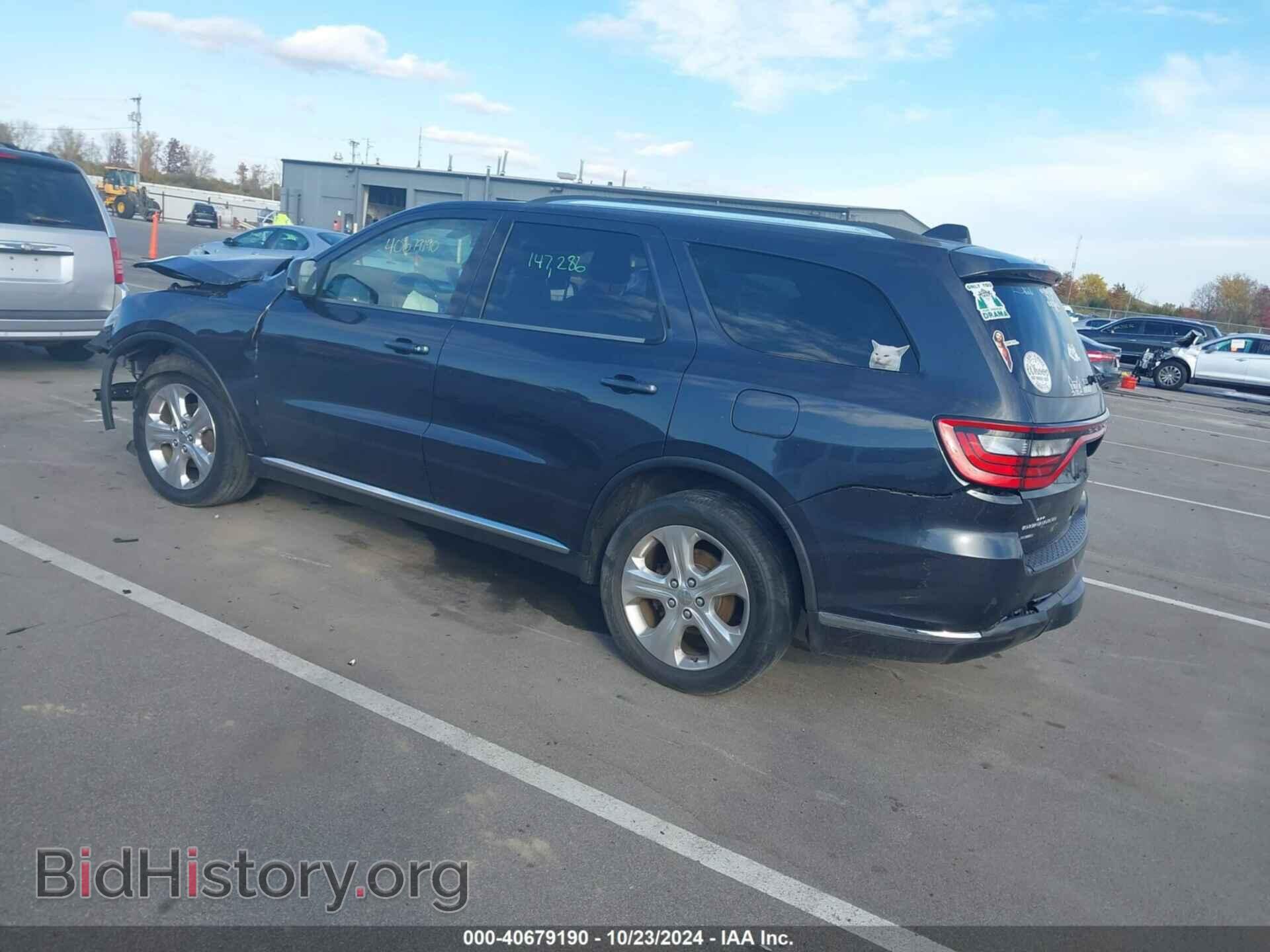 2014 DODGE DURANGO - VIN: 1C4RDJDG7EC281650 - Фото 3