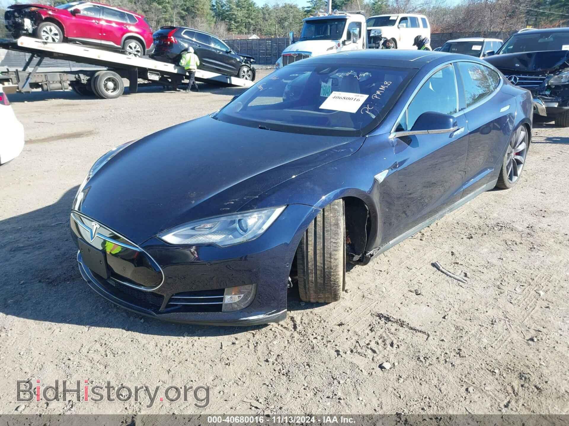 2015 TESLA MODEL S - VIN: 5YJSA1H22FFP79736 - Фото 2