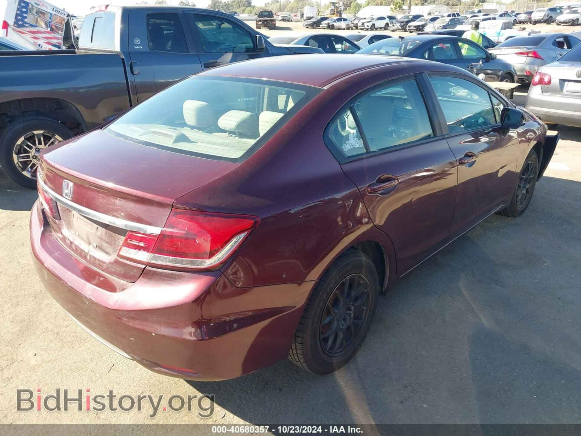 2013 HONDA CIVIC - VIN: 19XFB2F58DE256743 - Фото 4