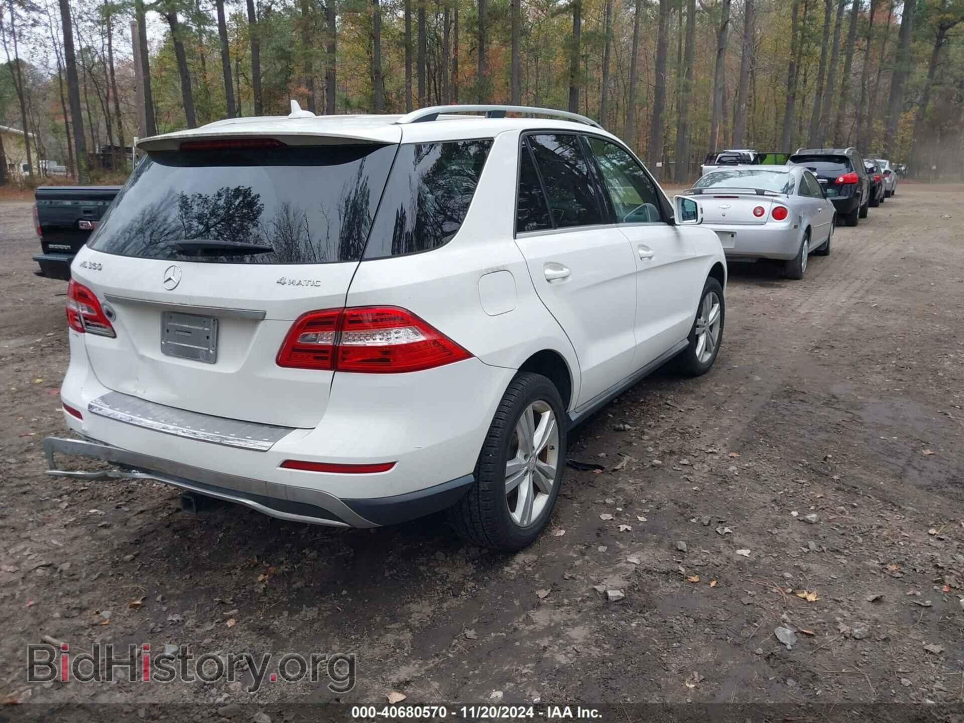 2014 MERCEDES-BENZ ML 350 - VIN: 4JGDA5HB7EA353401 - Фото 4