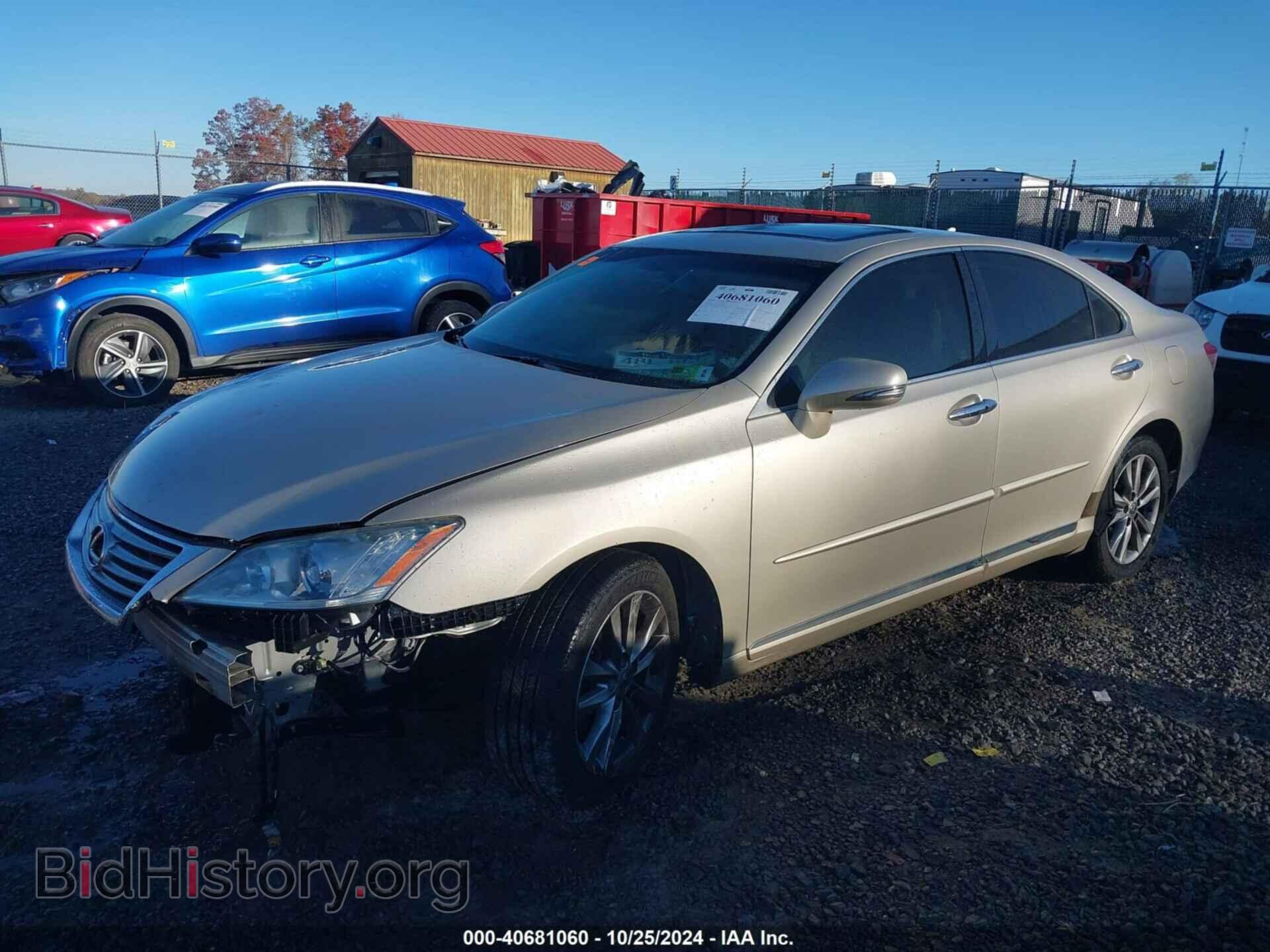 2012 LEXUS ES 350 - VIN: JTHBK1EG0C2498416 - Фото 2