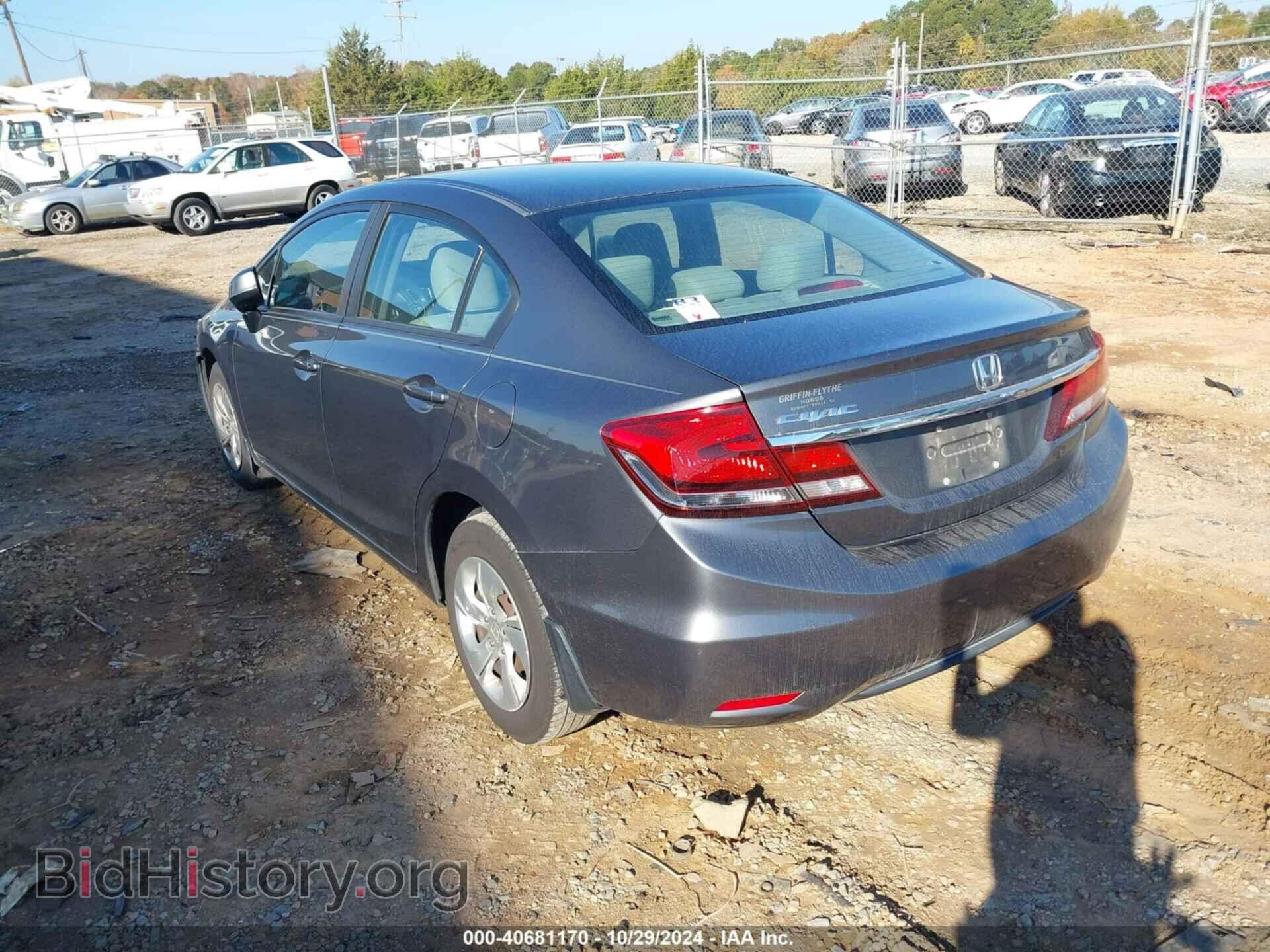 2013 HONDA CIVIC - VIN: 2HGFB2F51DH301303 - Фото 3