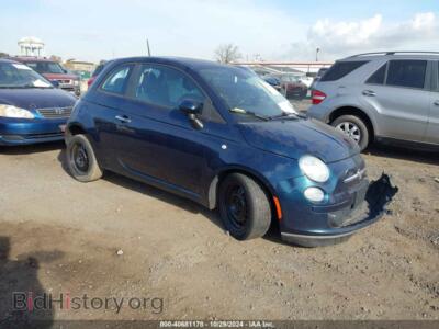 2013 Fiat 500 POP, dark blue — VIN 3C3CFFAR4DT665914, IAAI