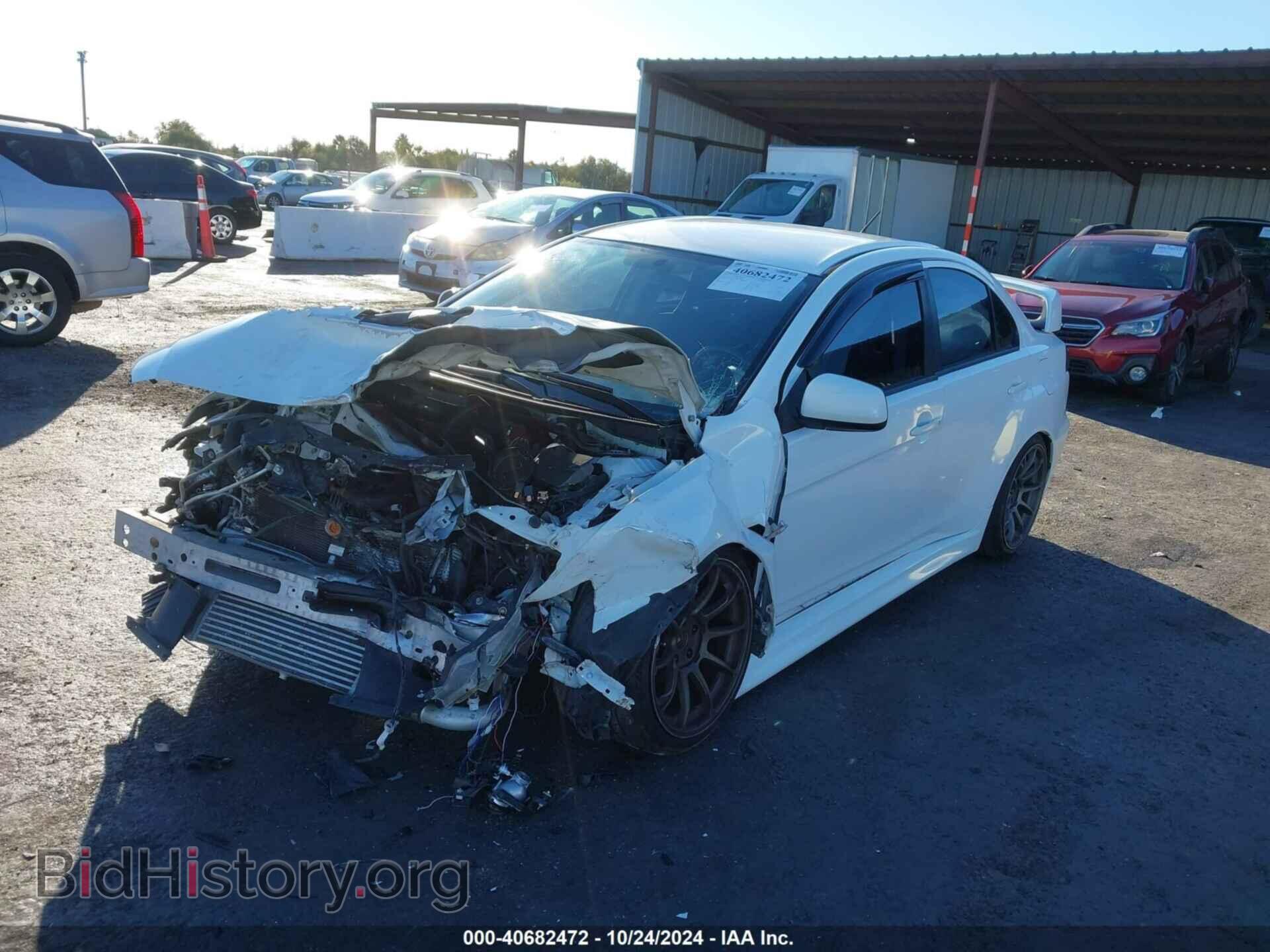 2013 MITSUBISHI LANCER EVOLUTION - VIN: JA32W8FV5DU008620 - Фото 2