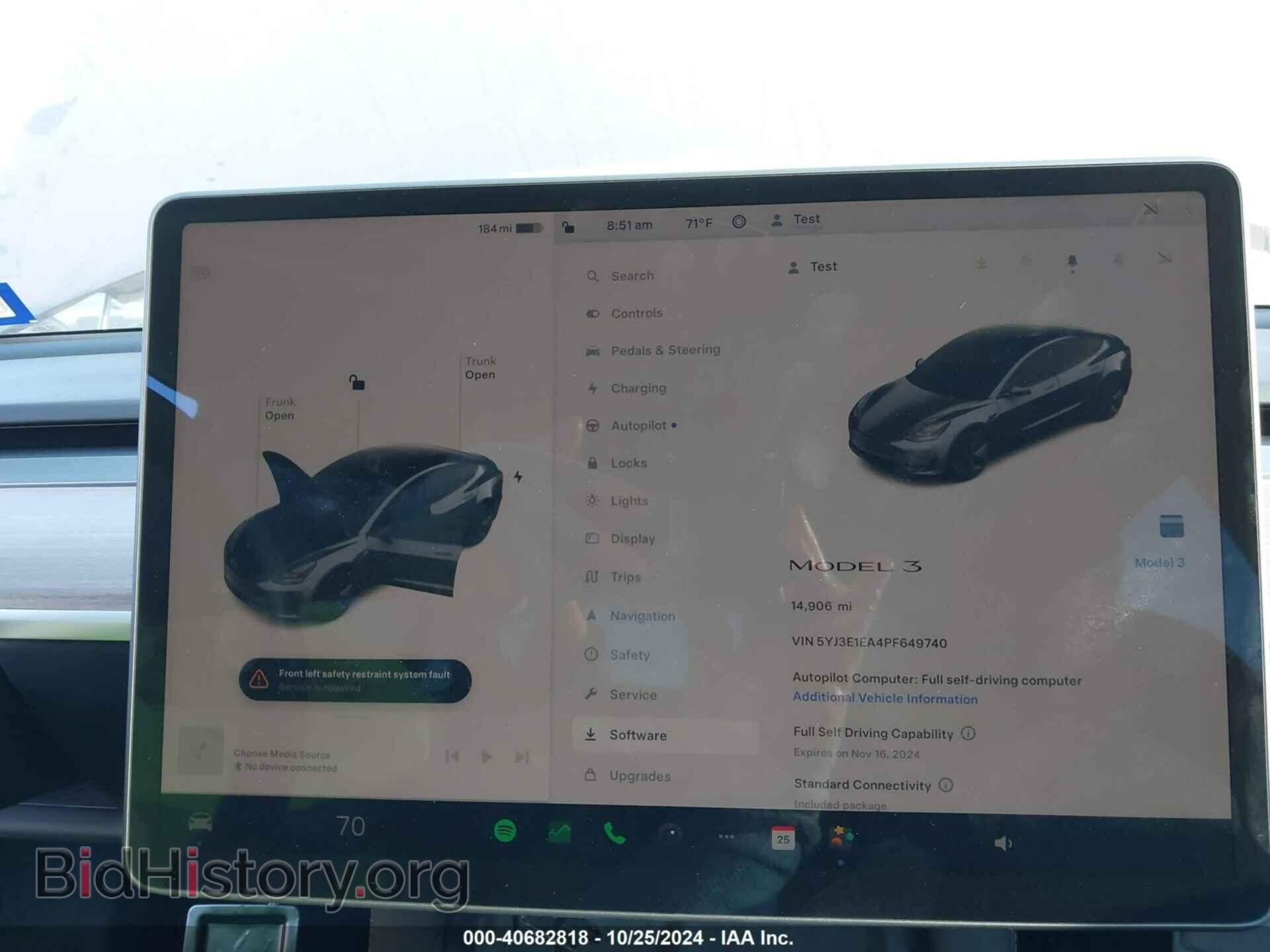 2023 TESLA MODEL 3 - VIN: 5YJ3E1EA4PF649740 - Фото 18