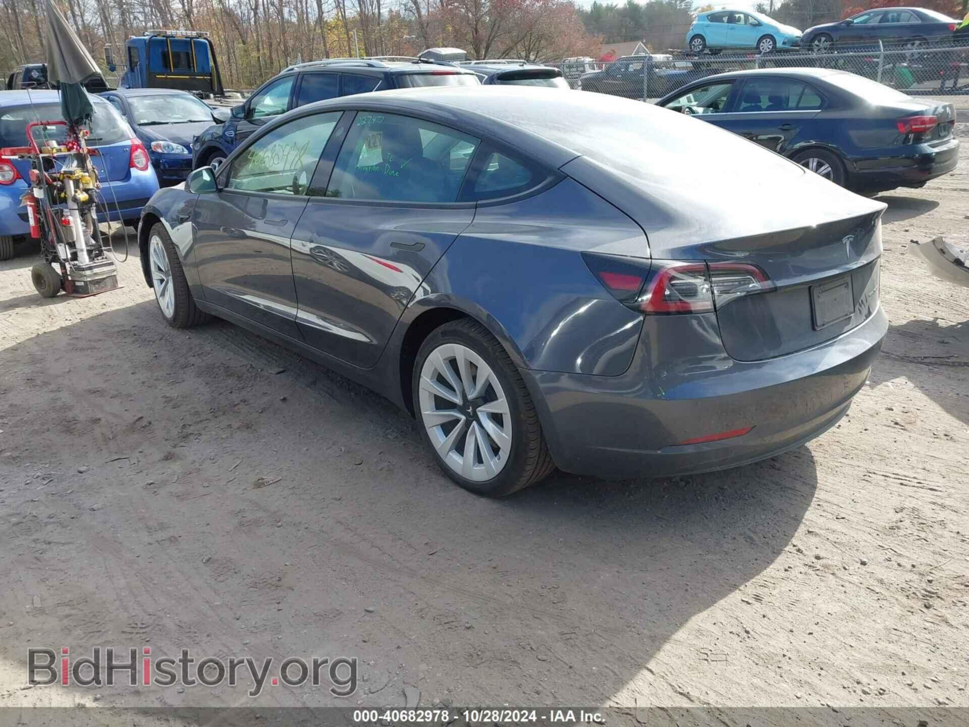 2022 TESLA MODEL 3 - VIN: 5YJ3E1EB6NF258630 - Фото 3