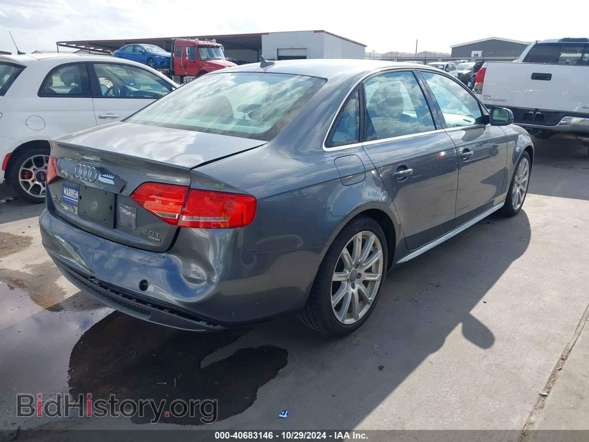2012 AUDI A4 - VIN: WAUFFAFL4CN011183 - Фото 4