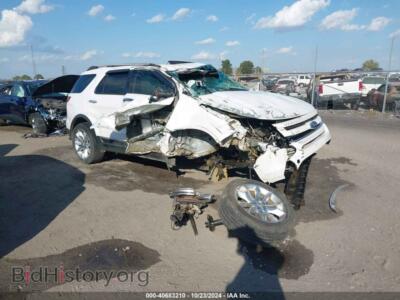 2013 Ford EXPLORER Limited, белый — VIN 1FM5K7F80DGC04473, IAAI
