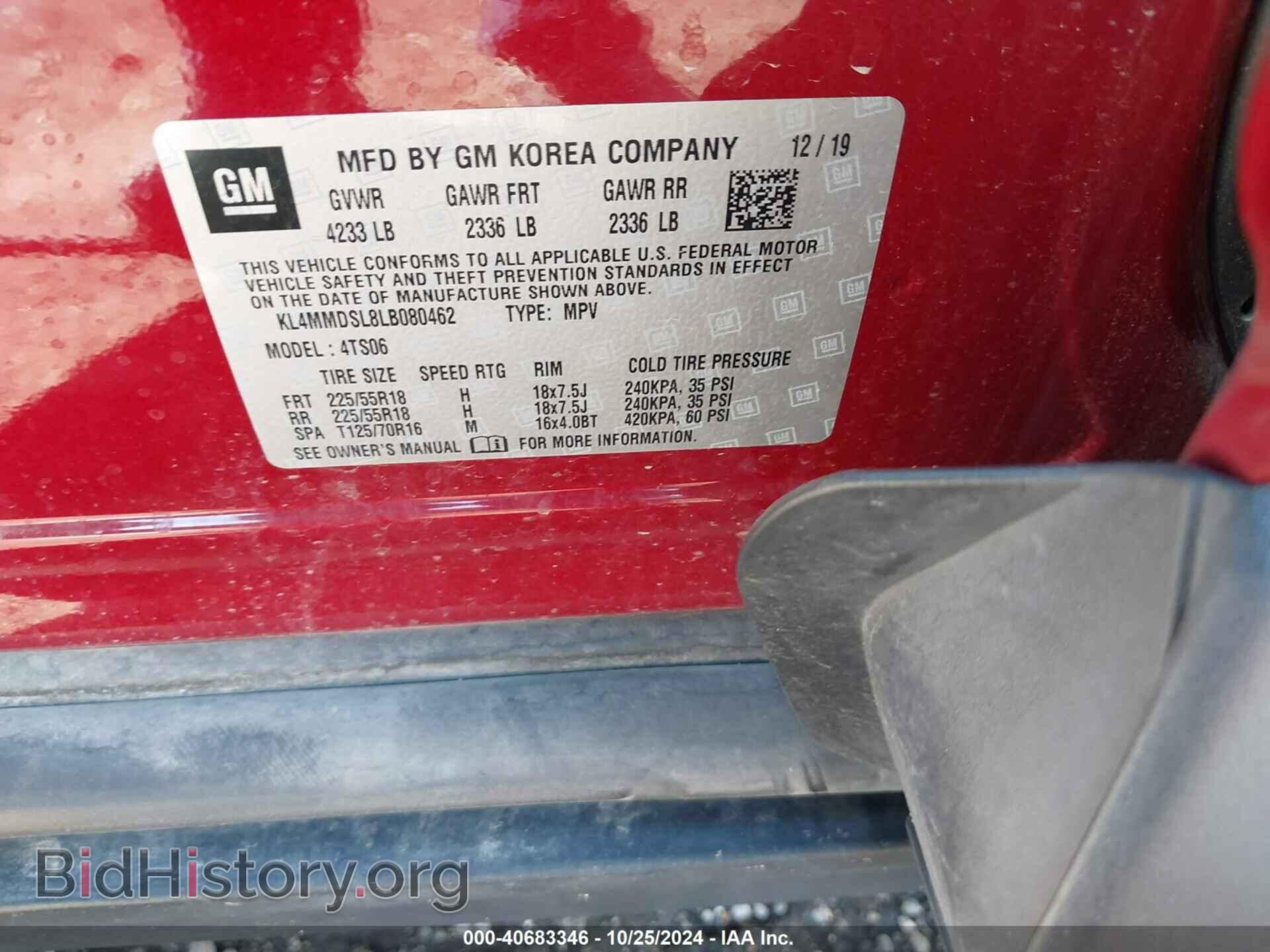 2020 BUICK ENCORE GX - VIN: KL4MMDSL8LB080462 - Фото 9