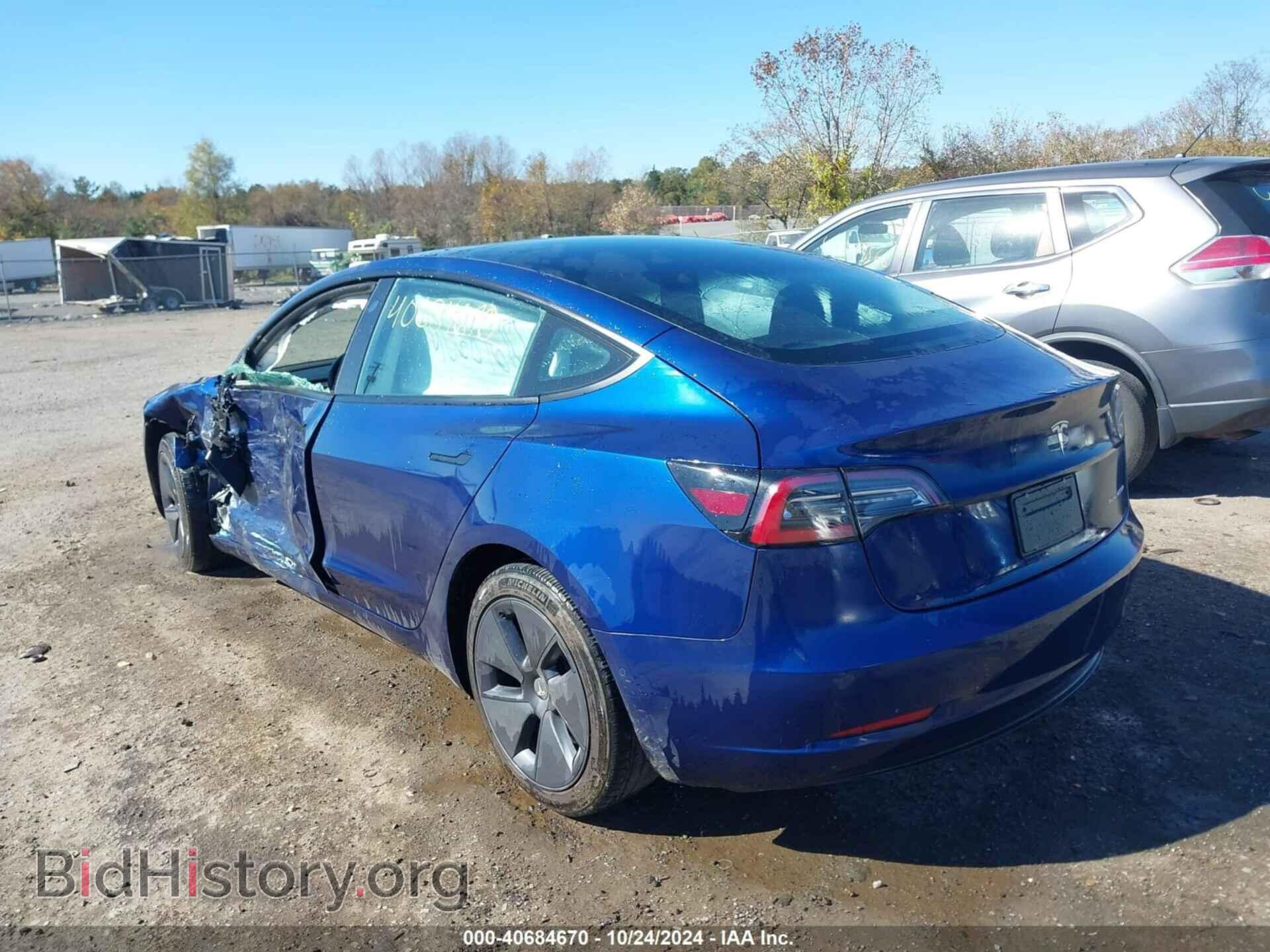2022 TESLA MODEL 3 - VIN: 5YJ3E1EB7NF273413 - Фото 3