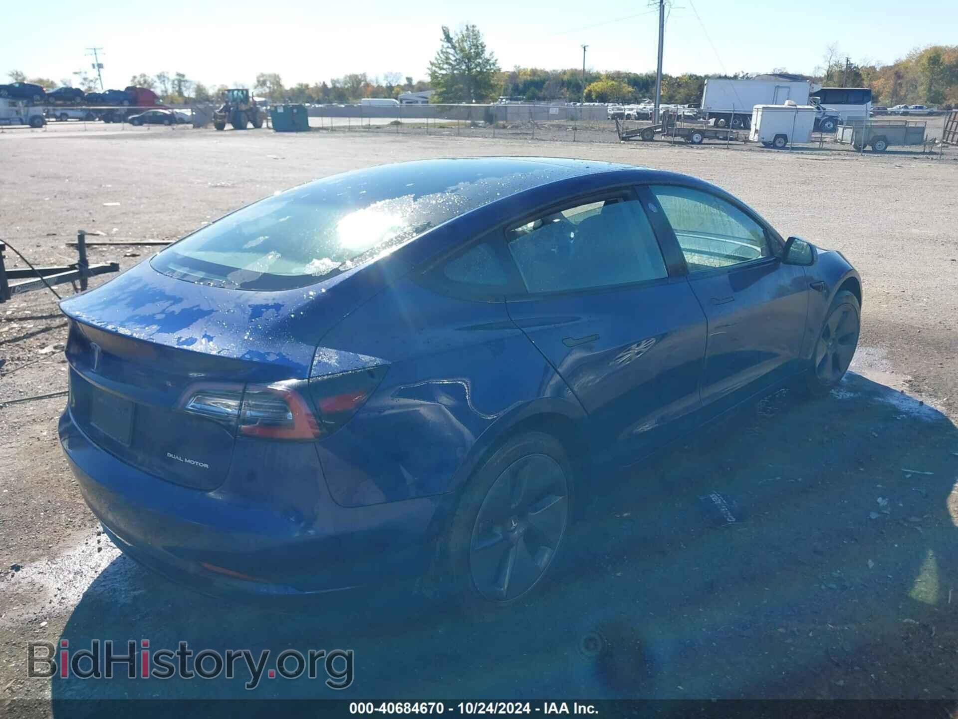 2022 TESLA MODEL 3 - VIN: 5YJ3E1EB7NF273413 - Фото 4