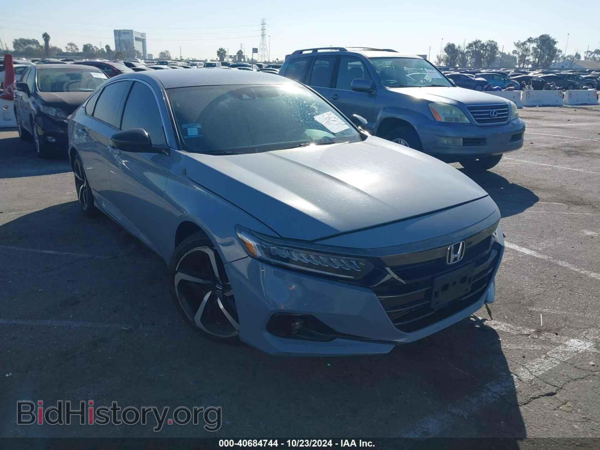 Фотография 1HGCV1F37MA081473 - HONDA ACCORD 2021
