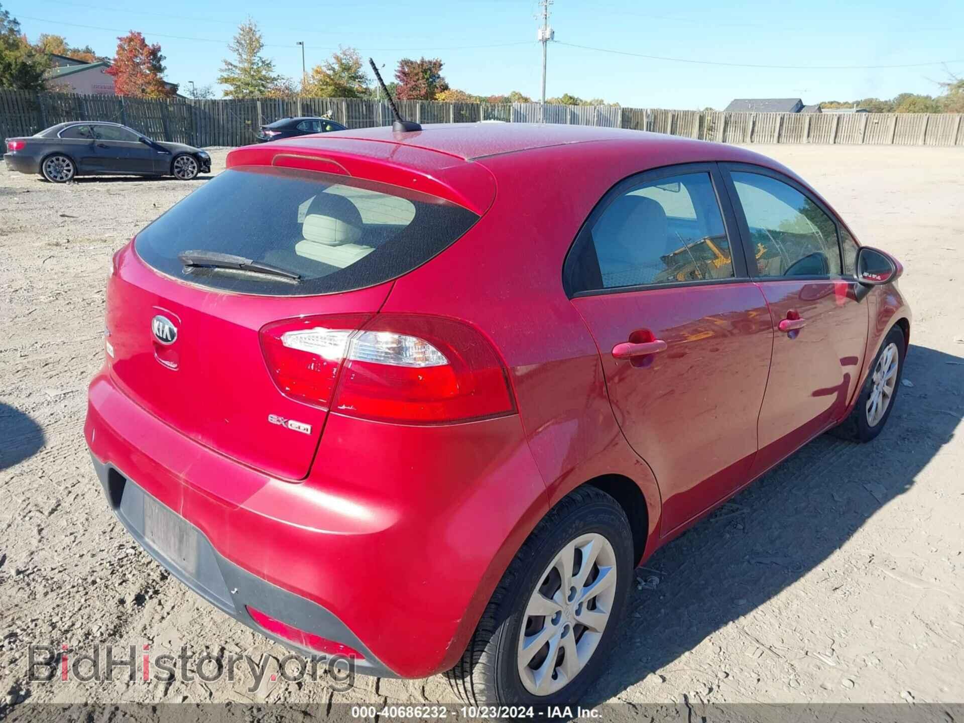 2013 KIA RIO - VIN: KNADN5A34D6281485 - Фото 4