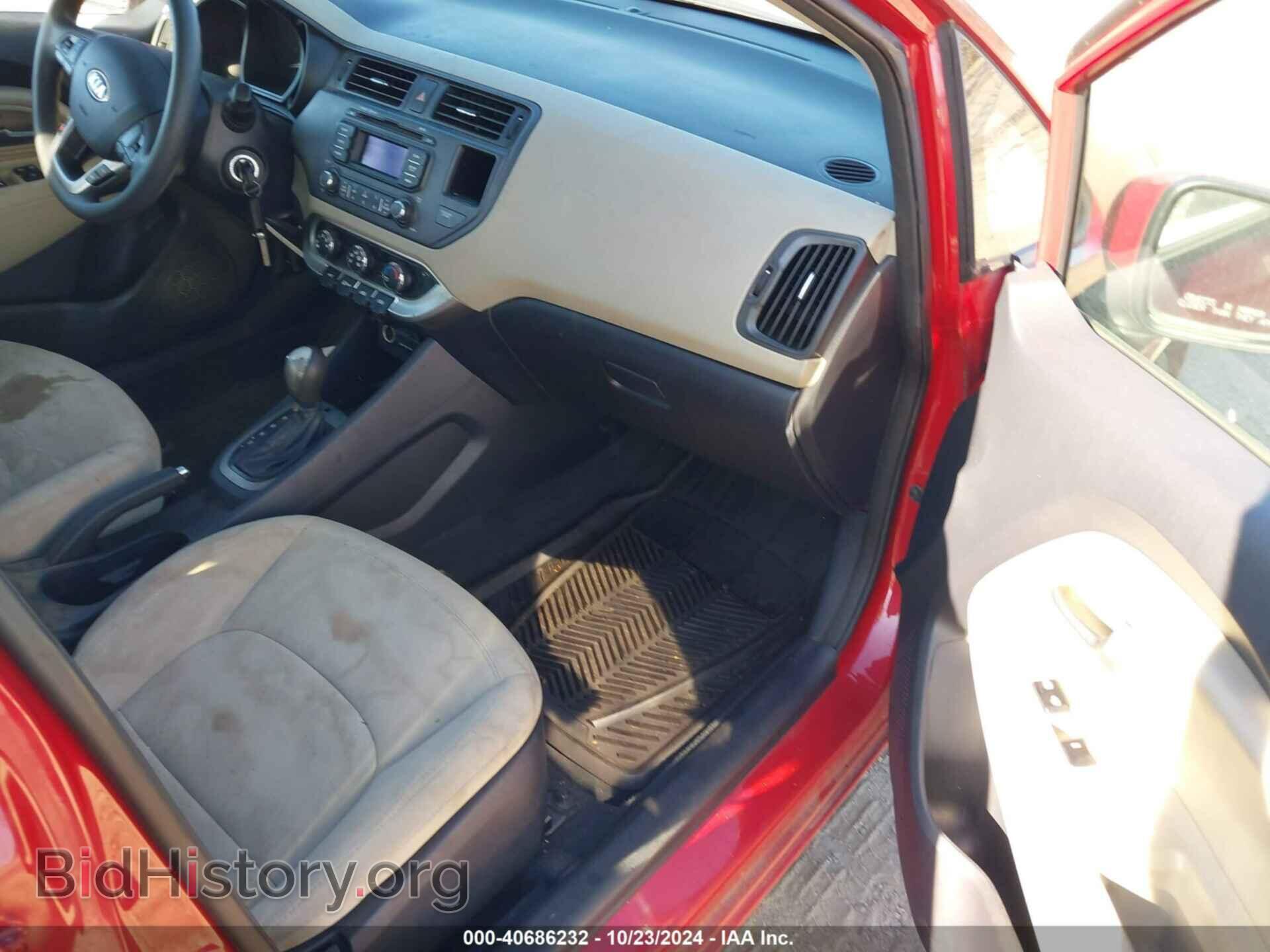 2013 KIA RIO - VIN: KNADN5A34D6281485 - Фото 5