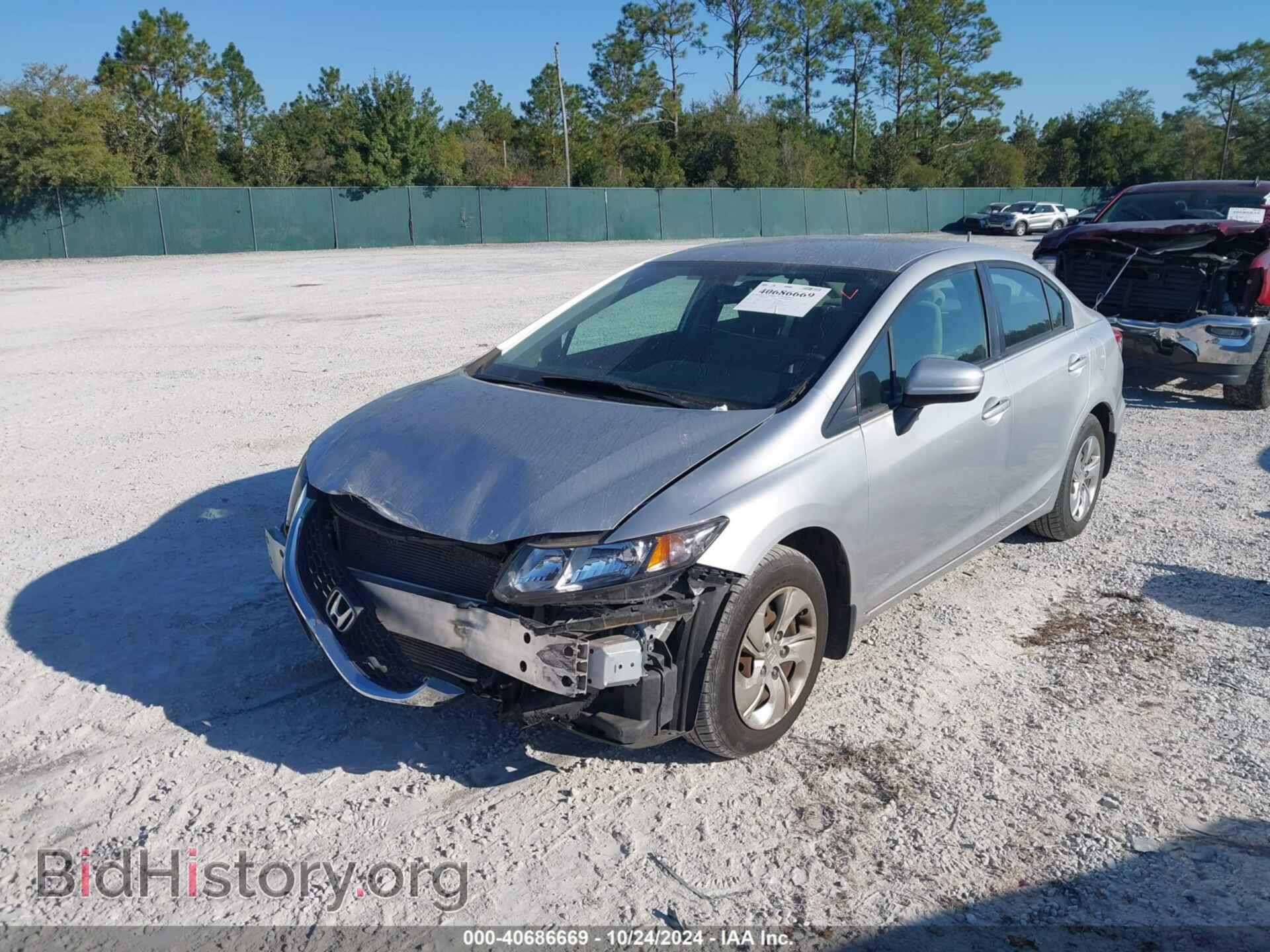 2014 HONDA CIVIC - VIN: 19XFB2F54EE010290 - Фото 2